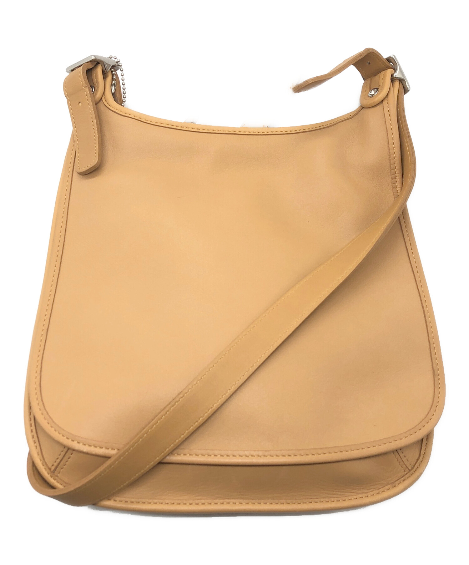 中古・古着通販】COACH (コーチ) レザーショルダーバッグ 中古・古着通販】COACH (コーチ) レザーショルダーバッグ