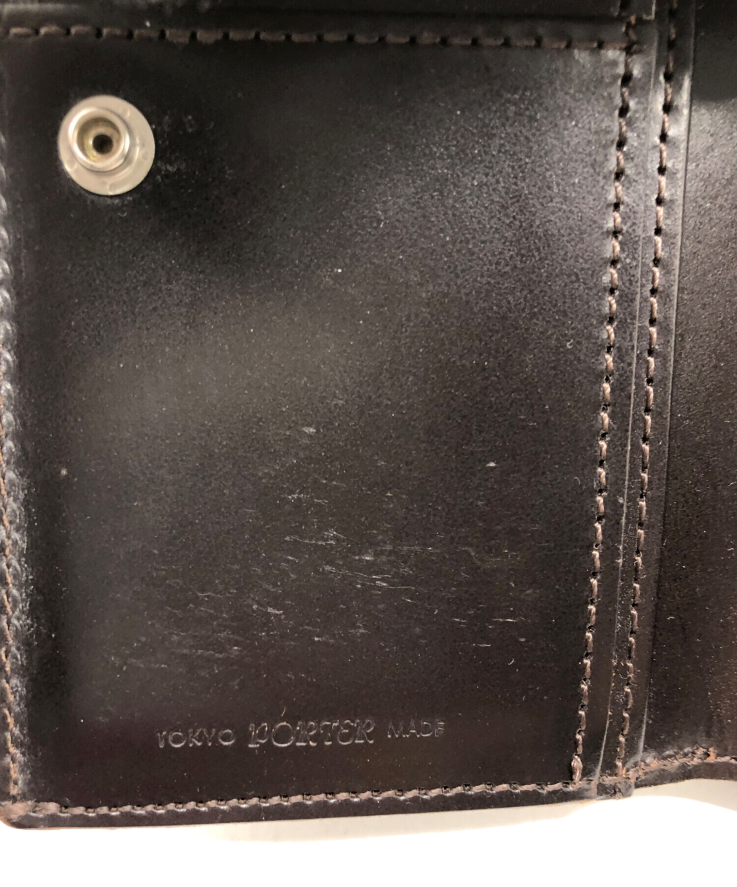 中古・古着通販】PORTER (ポーター) CASINO レザー 二つ折り財布