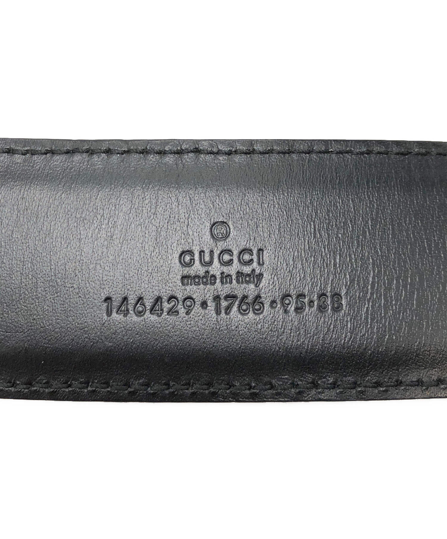 中古・古着通販】GUCCI (グッチ) GG柄 レザーベルト｜ブランド・古着 