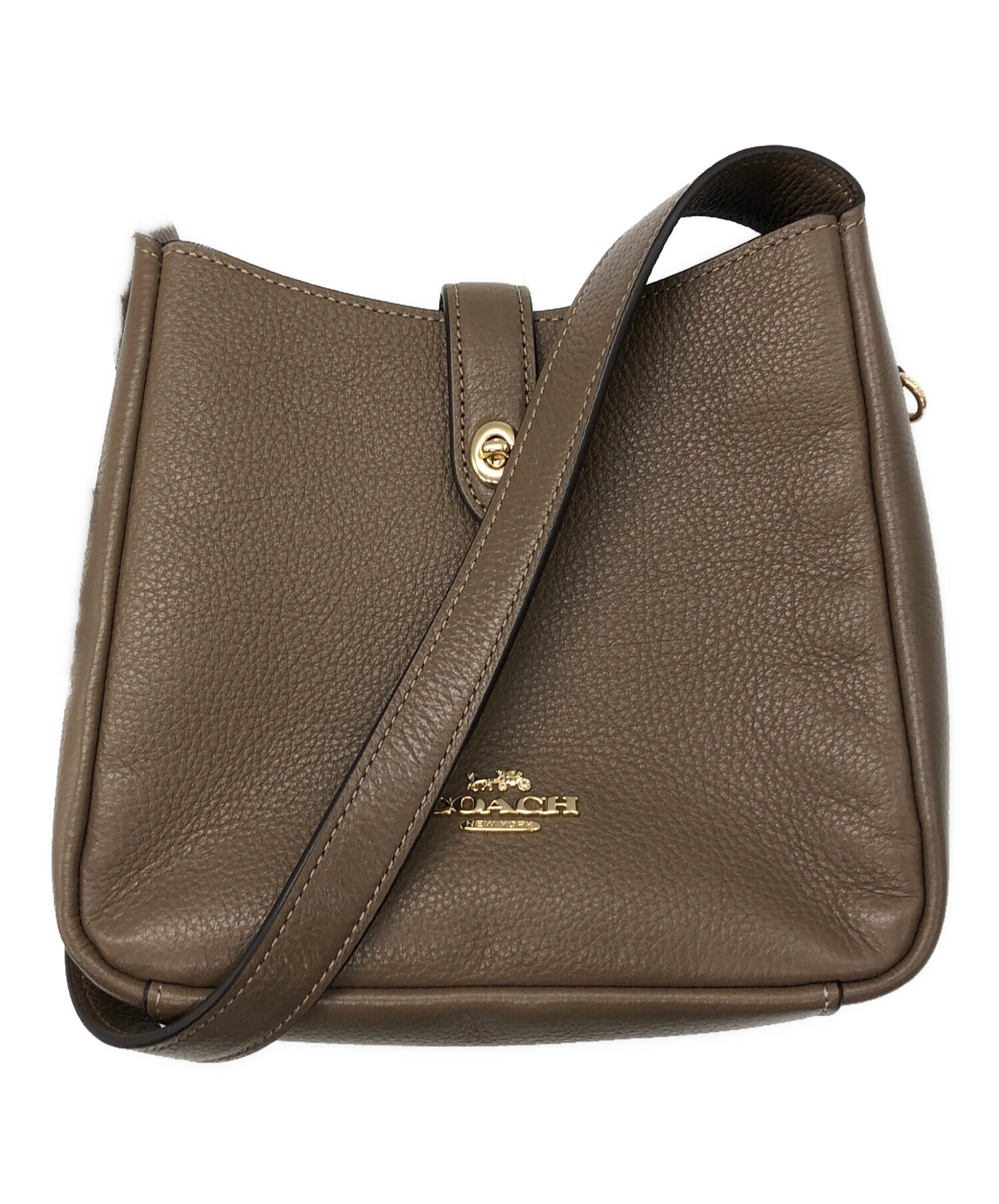 中古美品　コーチ　COACH　バッグ　② 中古・古着通販】COACH (コーチ) ハドリーミニクロスバッグ ブラウン