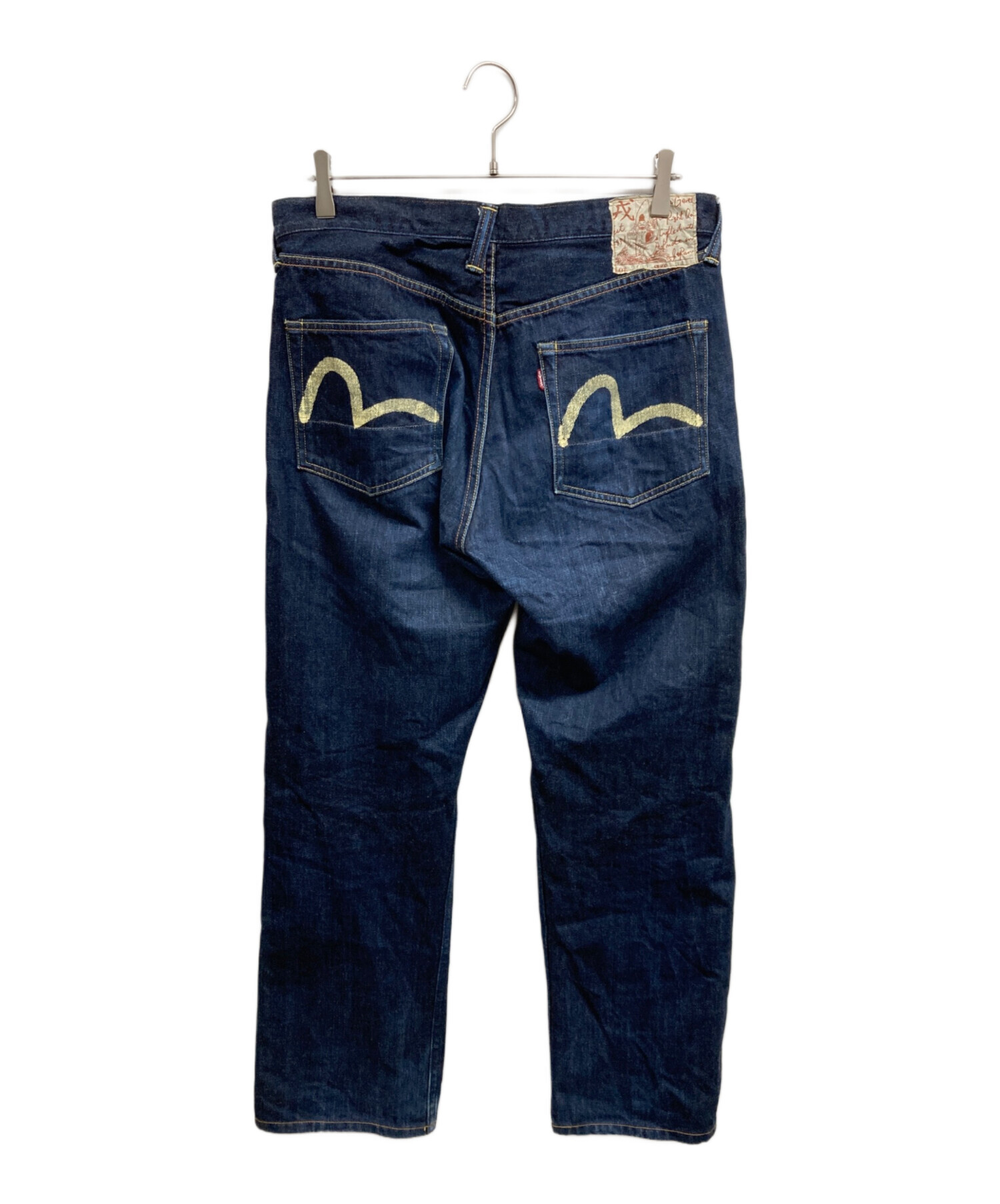 SOLDOUT エヴィス エビス デニム ジーンズ パンツ ３４インチ 中古 中古・古着通販】EVISU (エヴィス) デニムパンツ インディゴ サイズ:34