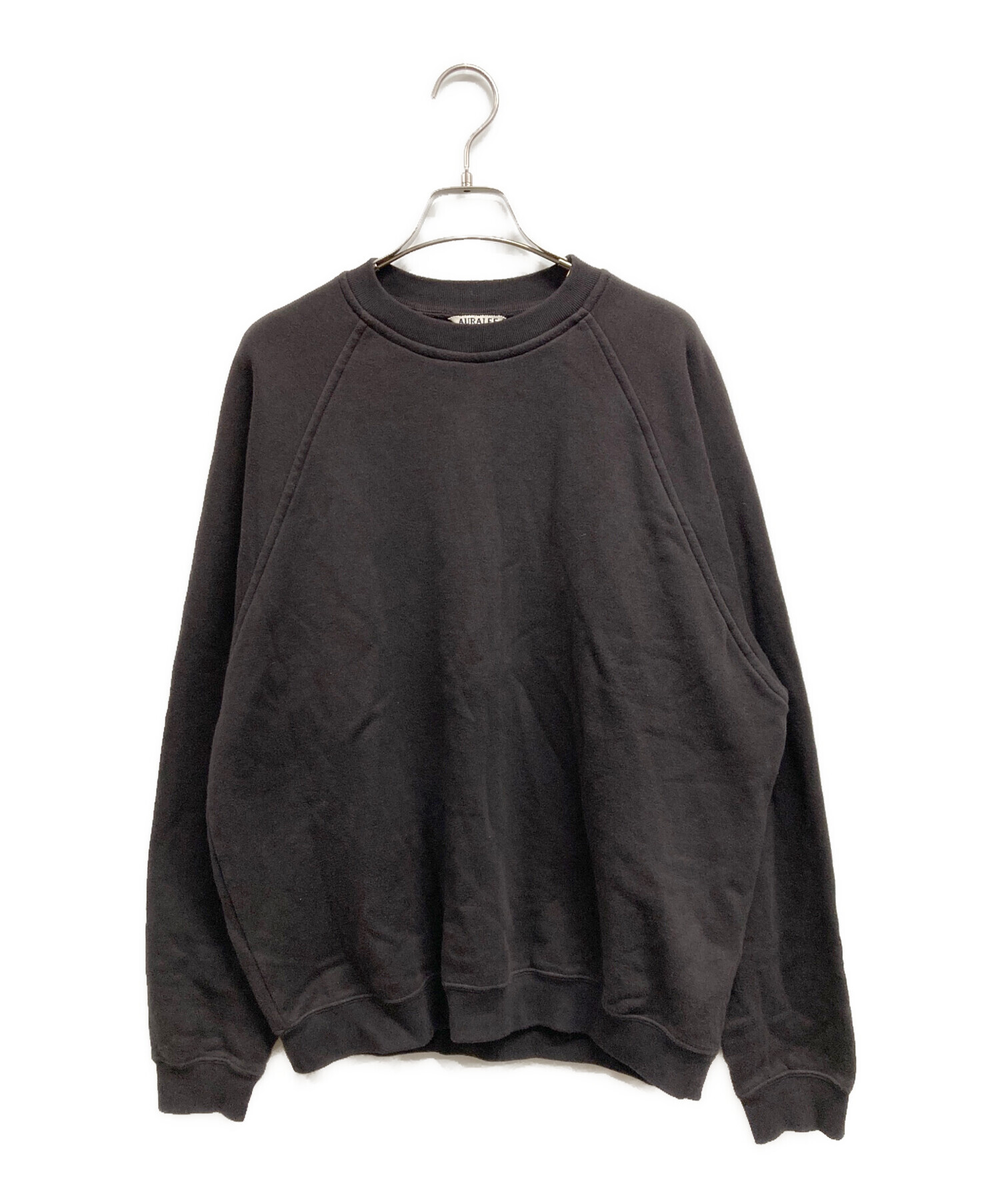 中古・古着通販】AURALEE (オーラリー) FLUFFY SWEAT P/O ブラック 