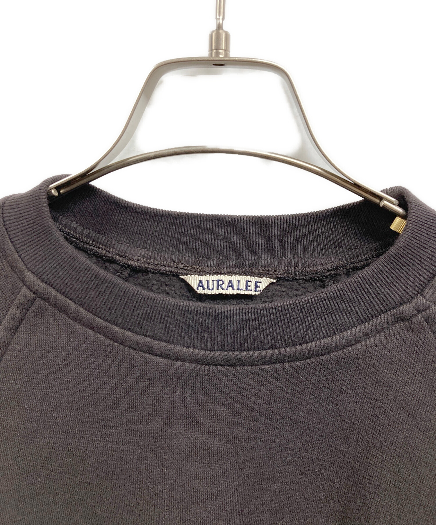 中古・古着通販】AURALEE (オーラリー) FLUFFY SWEAT P/O ブラック 