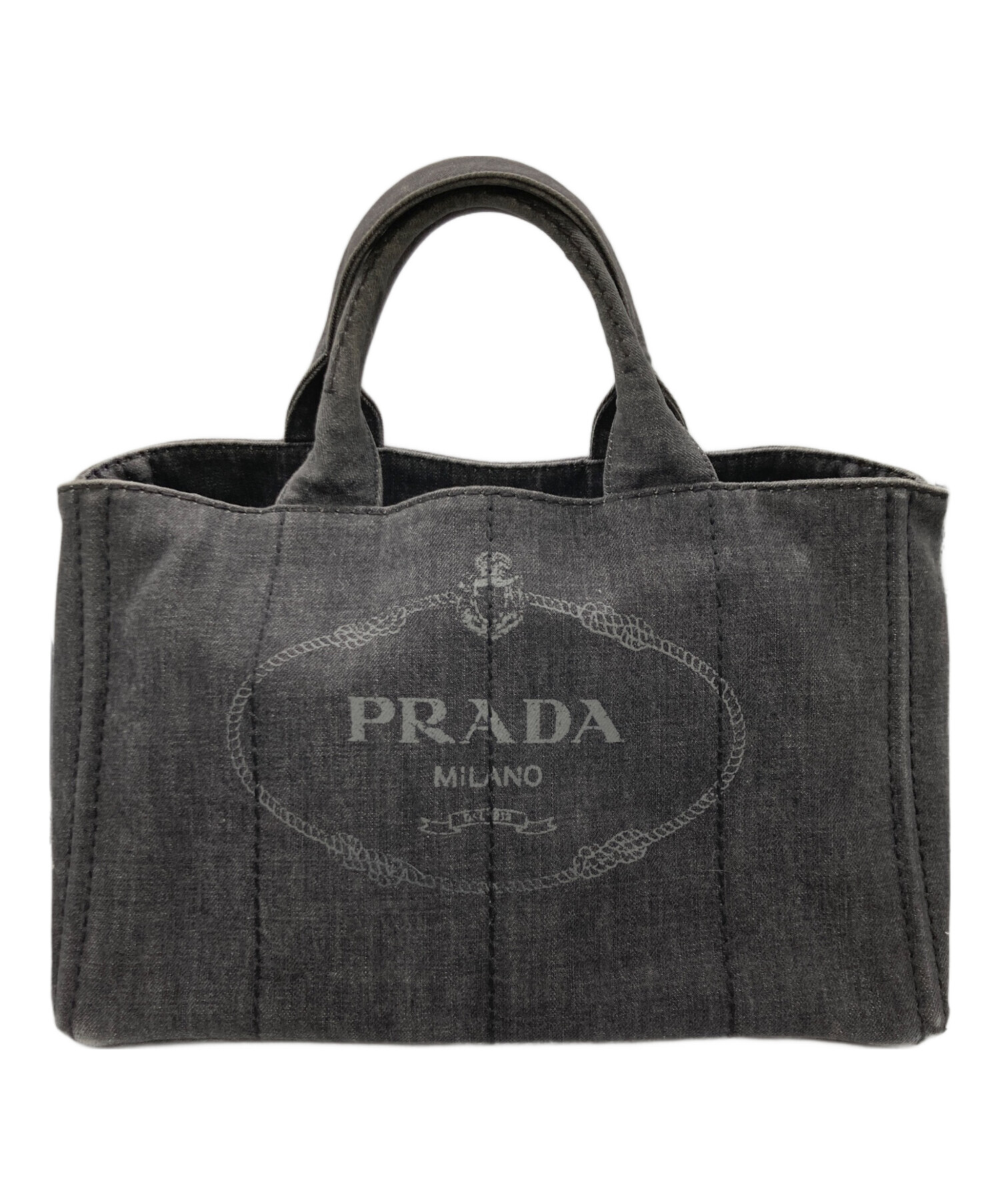 中古・古着通販】PRADA (プラダ) カナパ トートバッグ グレー