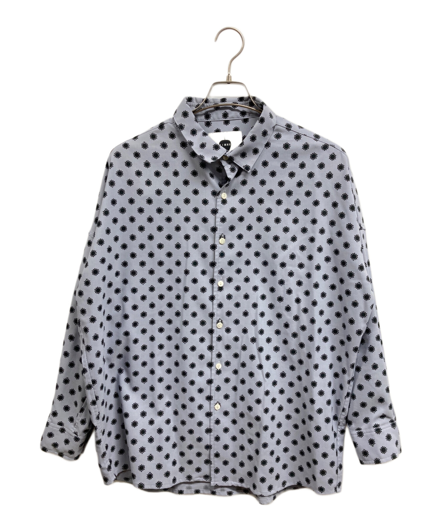 中古・古着通販】SHAREEF (シャリーフ) 総柄シャツ ブルー サイズ:1 