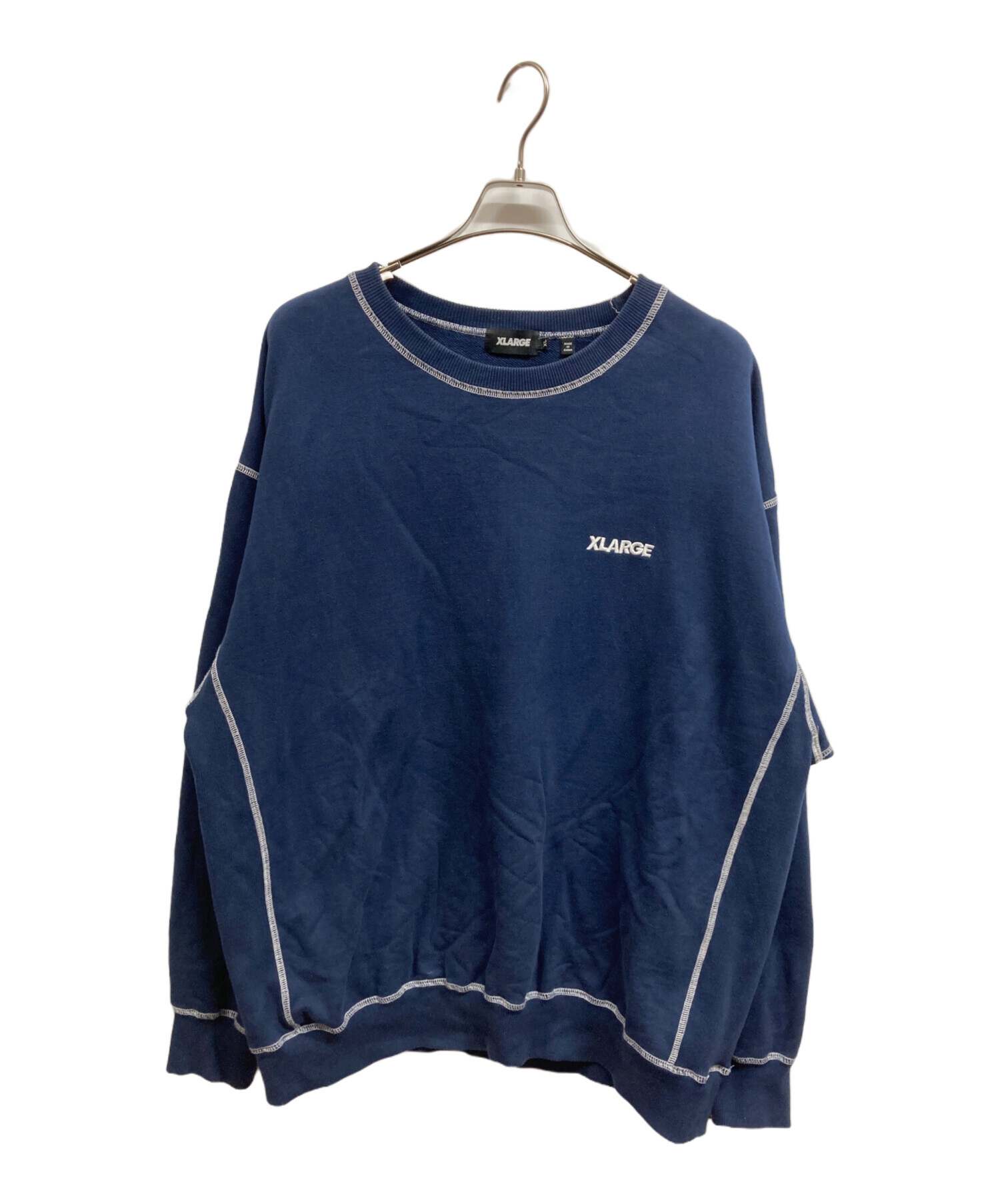 【値下げ交渉可】XLARGE スウェット 中古・古着通販】X-LARGE (エクストララージ) クルーネックスウェット