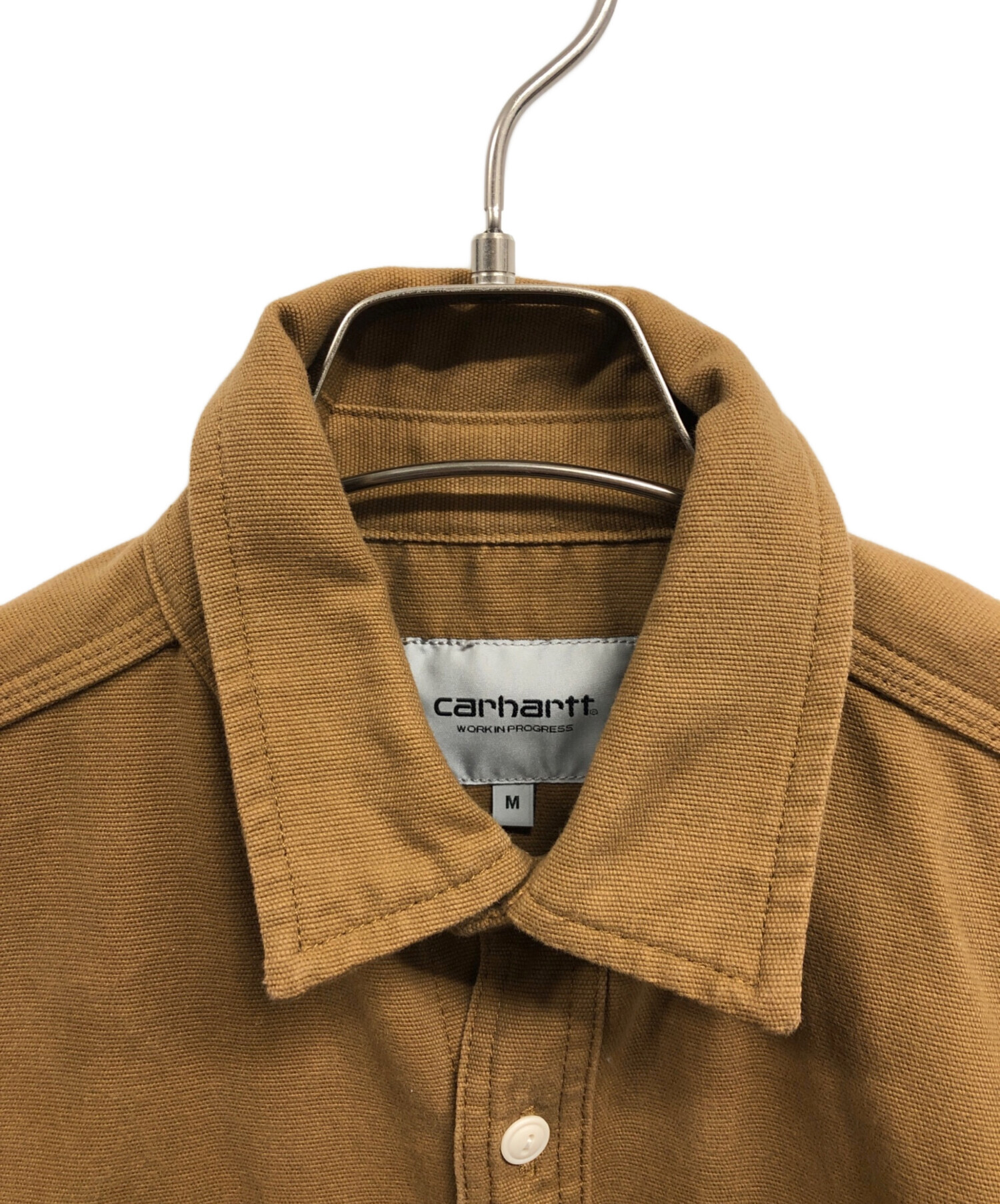 中古・古着通販】CarHartt (カーハート) ワークシャツ ブラウン サイズ