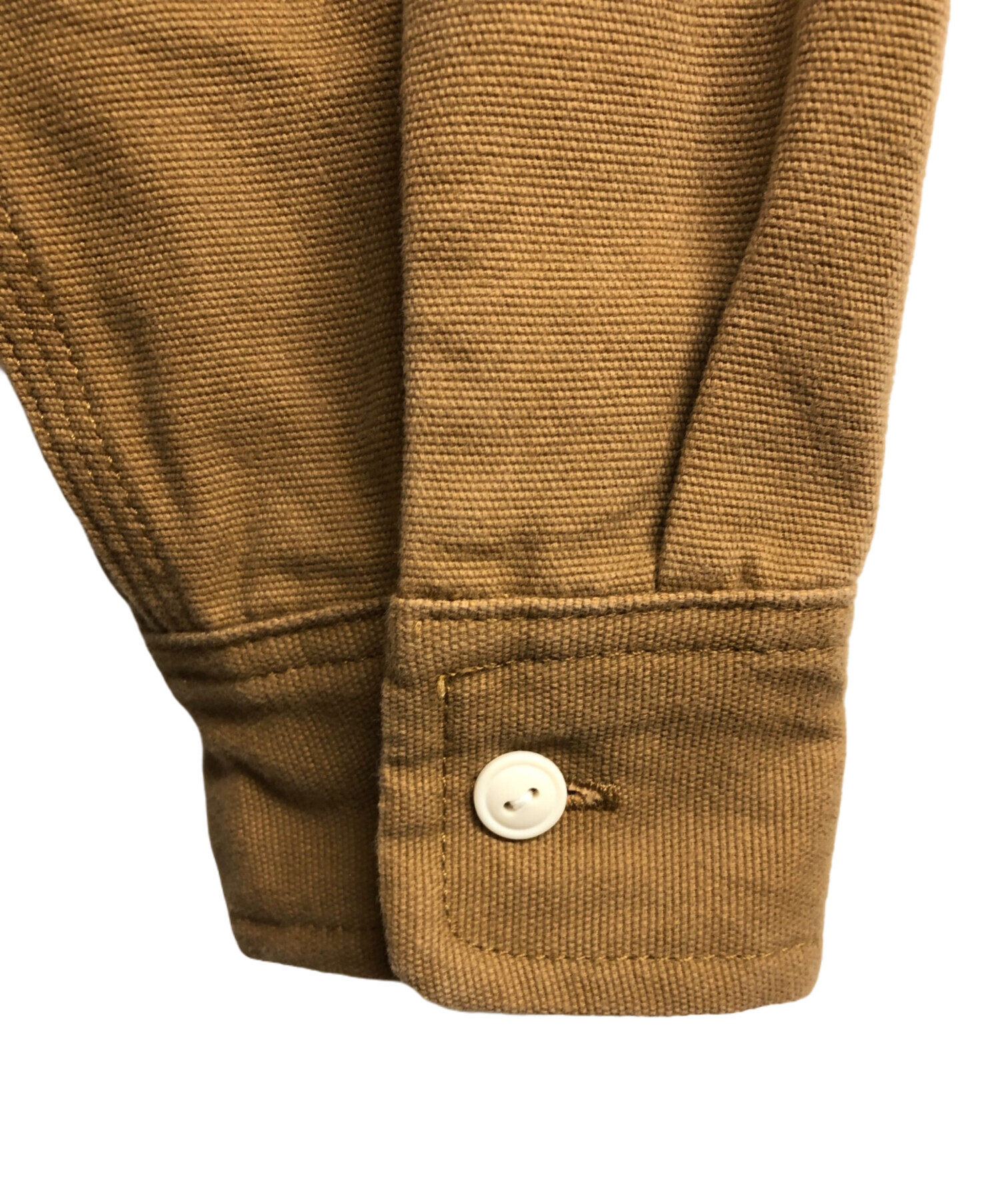 中古・古着通販】CarHartt (カーハート) ワークシャツ ブラウン サイズ