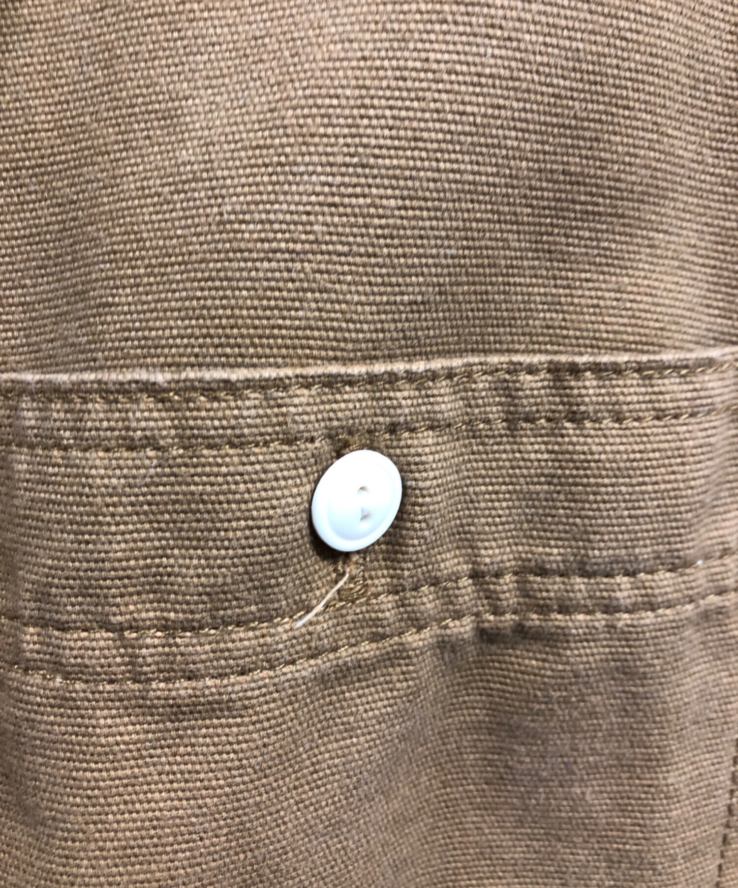 中古・古着通販】CarHartt (カーハート) ワークシャツ ブラウン サイズ