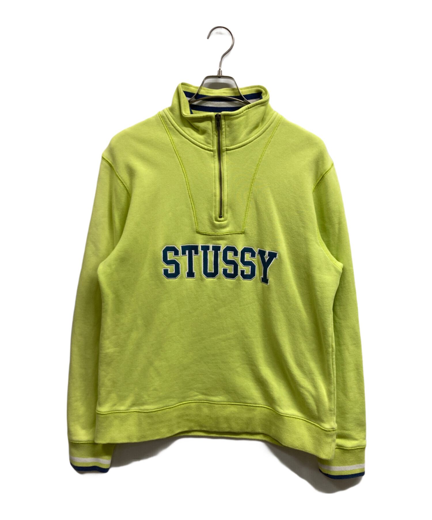 中古・古着通販】stussy (ステューシー) ハーフジップスウェット 