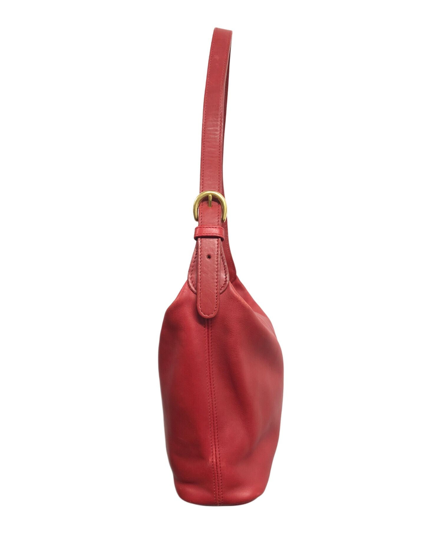 【ジャンク】COACH ショルダーバック 中古・古着通販】COACH (コーチ) ショルダーバッグ レッド｜ブランド