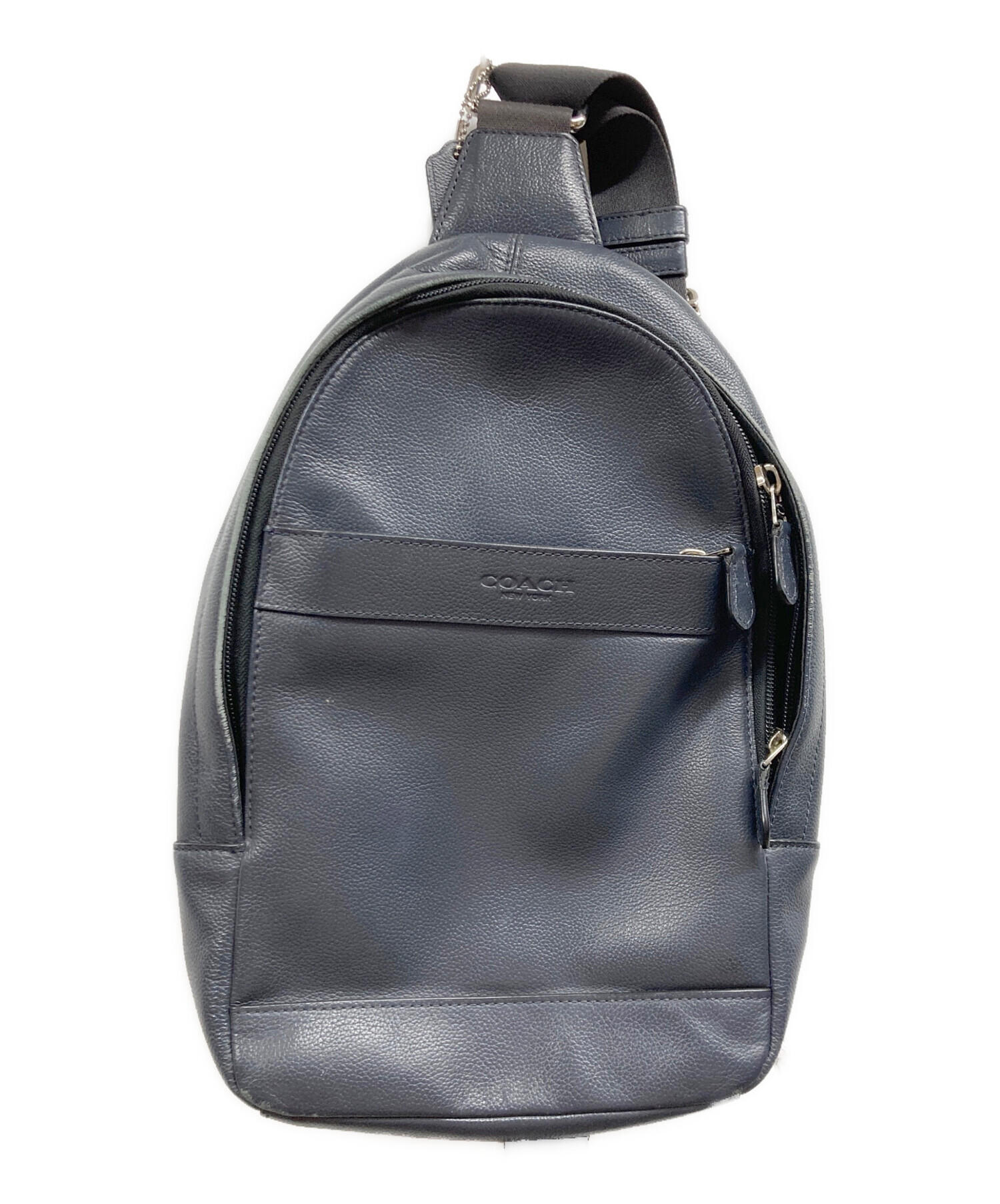 中古・古着通販】COACH (コーチ) ボディバッグ ネイビー｜ブランド