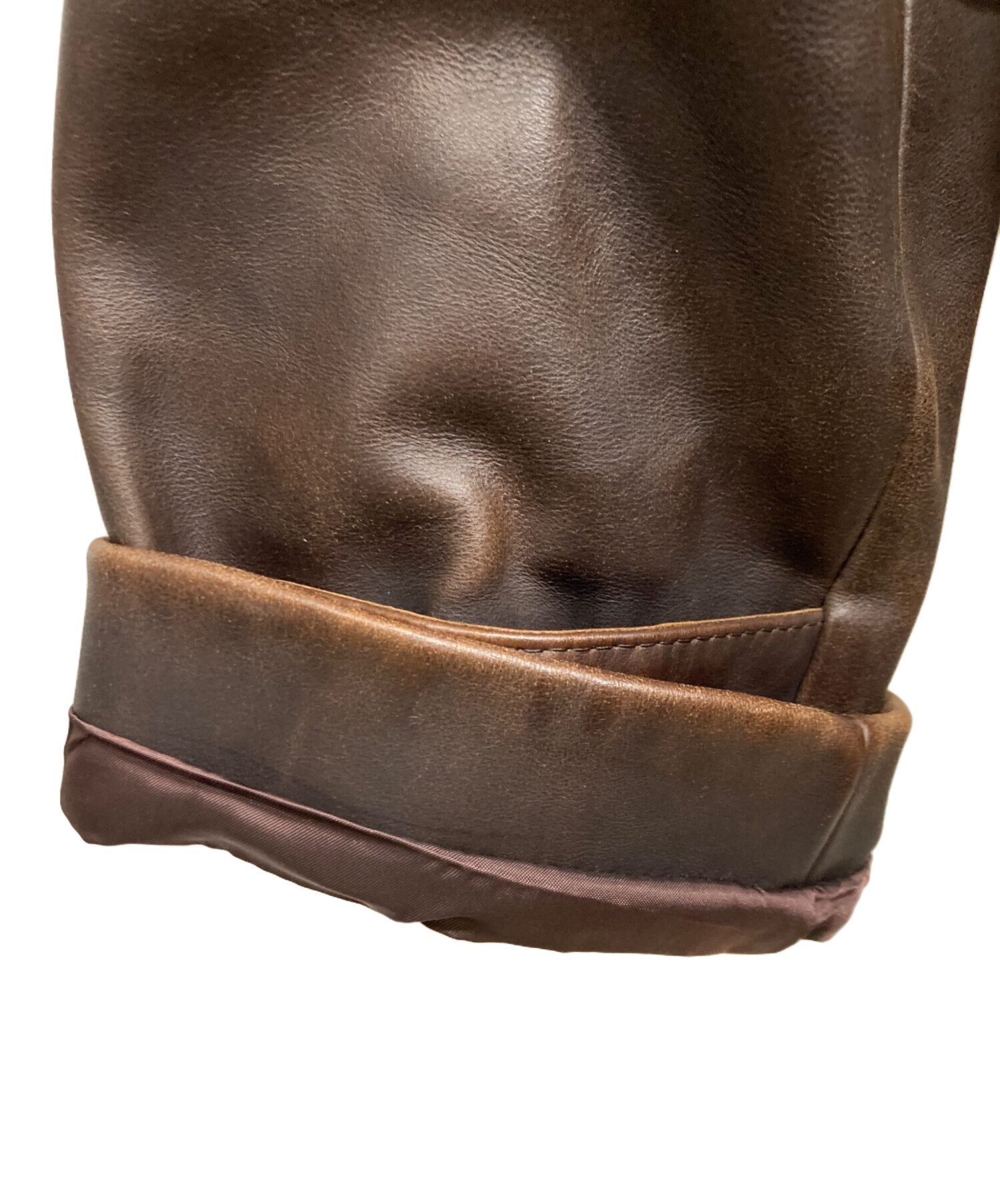 ポールスミス レザーライダース M ブラウン ホースレザー vintage 中古・古着通販】Paul Smith (ポールスミス) ホースレザージャケット