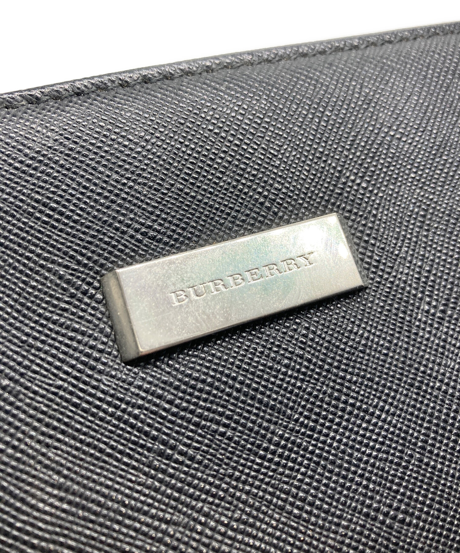 ほぼ未使用 BURBERRY クラッチバッグ 鍵完備 シボレザー 中古・古着通販】BURBERRY (バーバリー) ビジネス クラッチバッグ