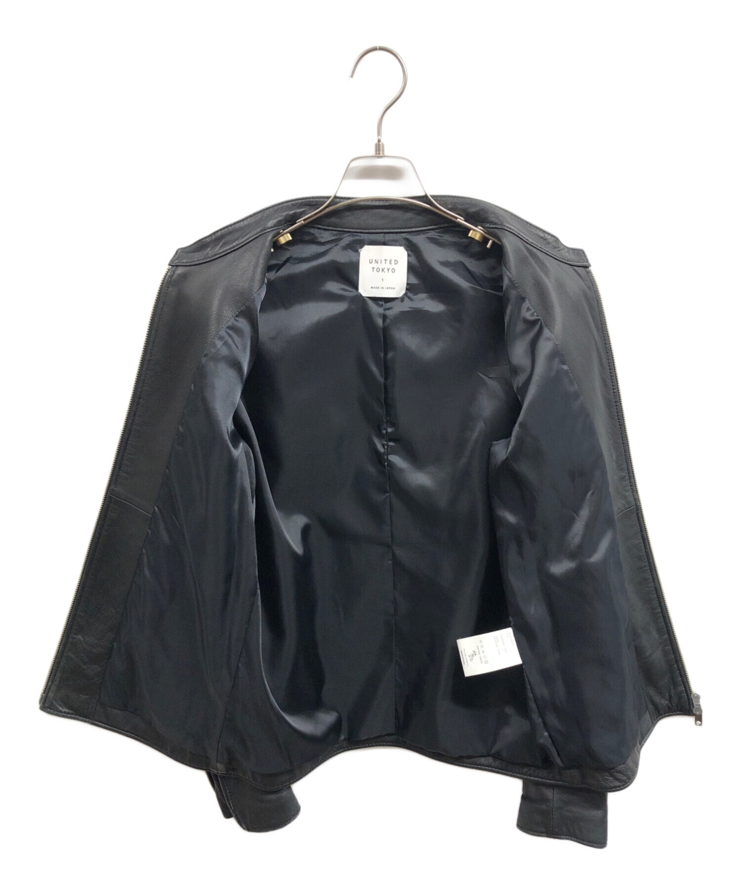 【未使用】UNITED TOKYO ラムレザージャケット サイズ1 中古・古着通販】UNITED TOKYO (ユナイテッドトーキョー) ラムレザー