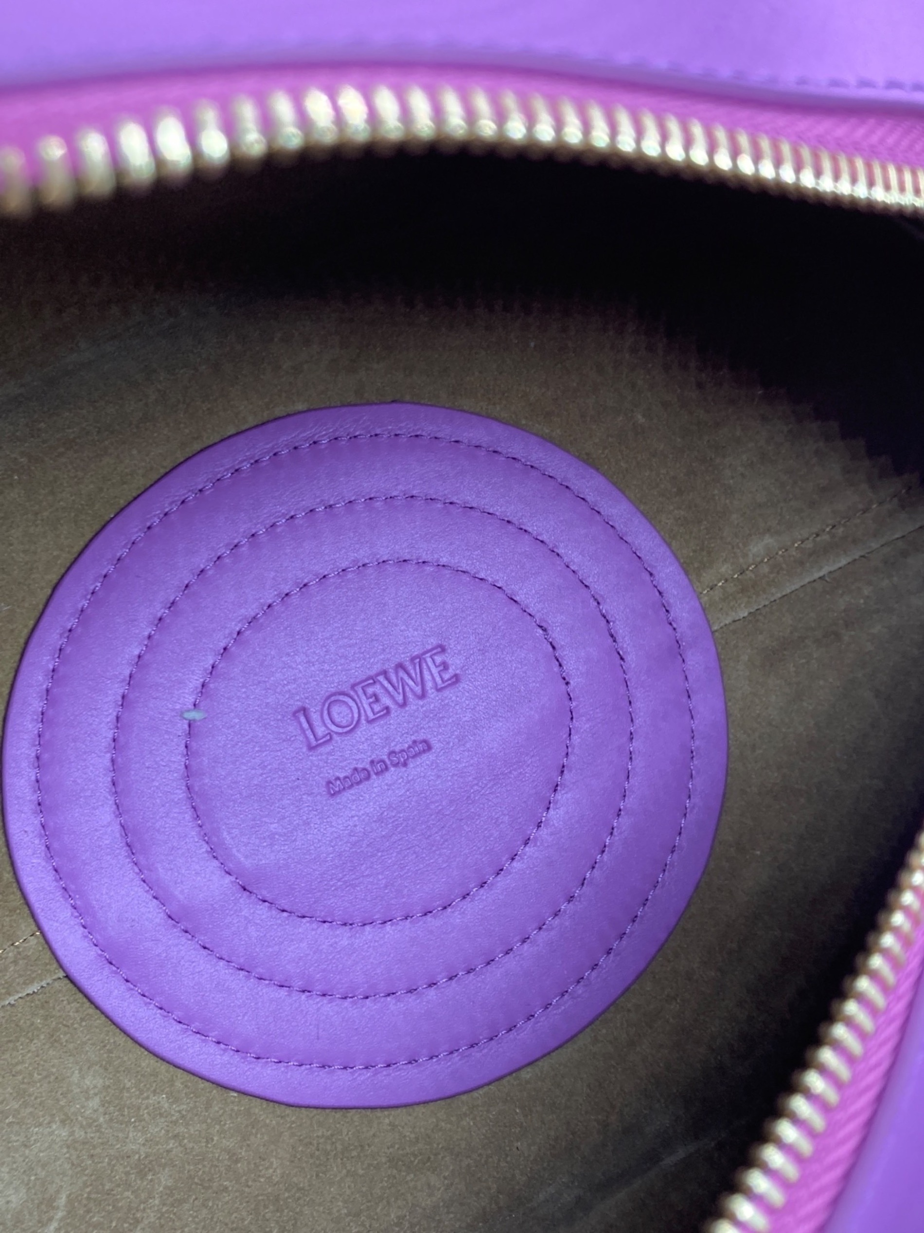 中古・古着通販】LOEWE (ロエベ) パセオスモールバッグ パープル