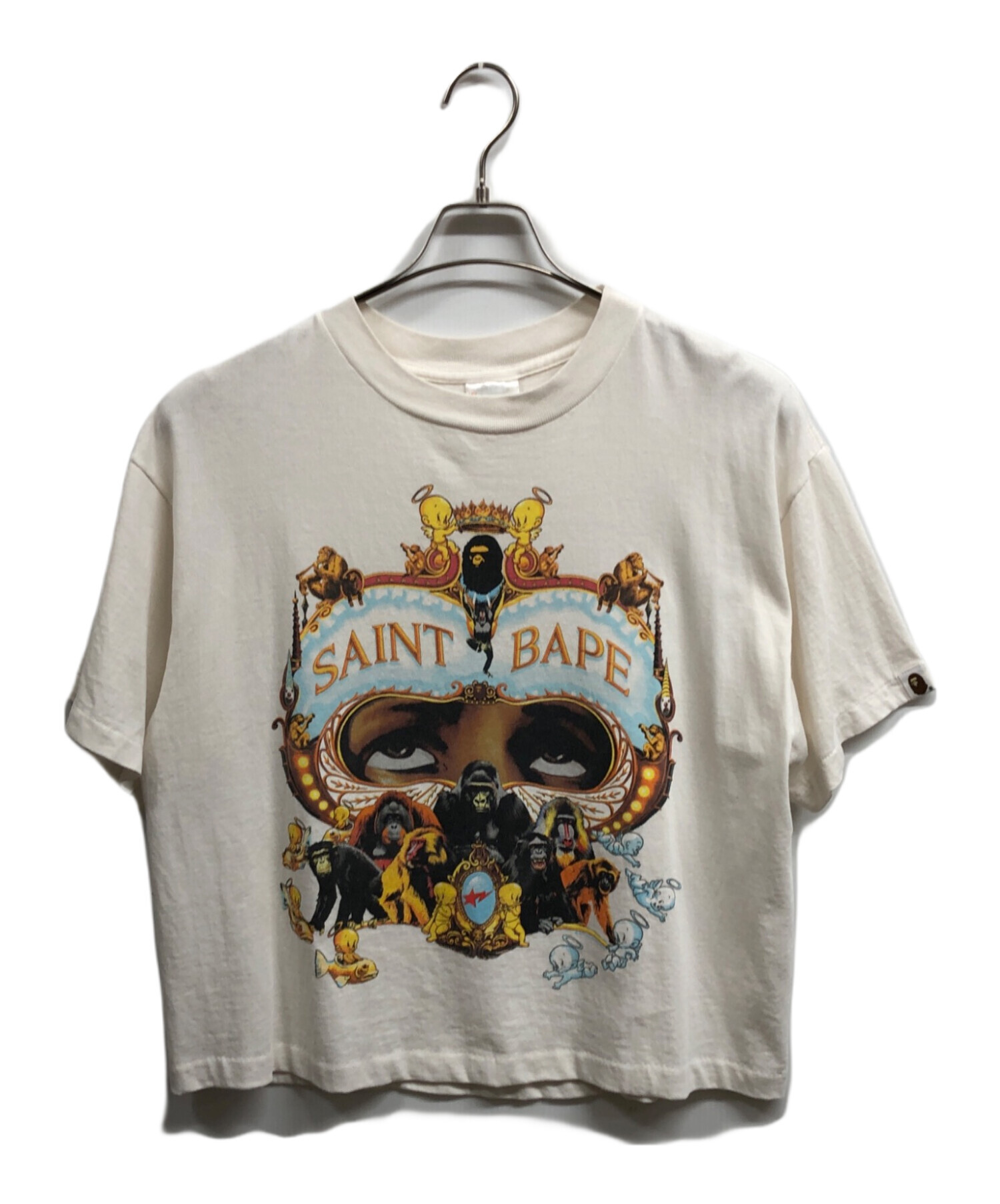 M SAINT MICHAEL BAPE_SS TEE セントマイケル エイプ ロイヤル 