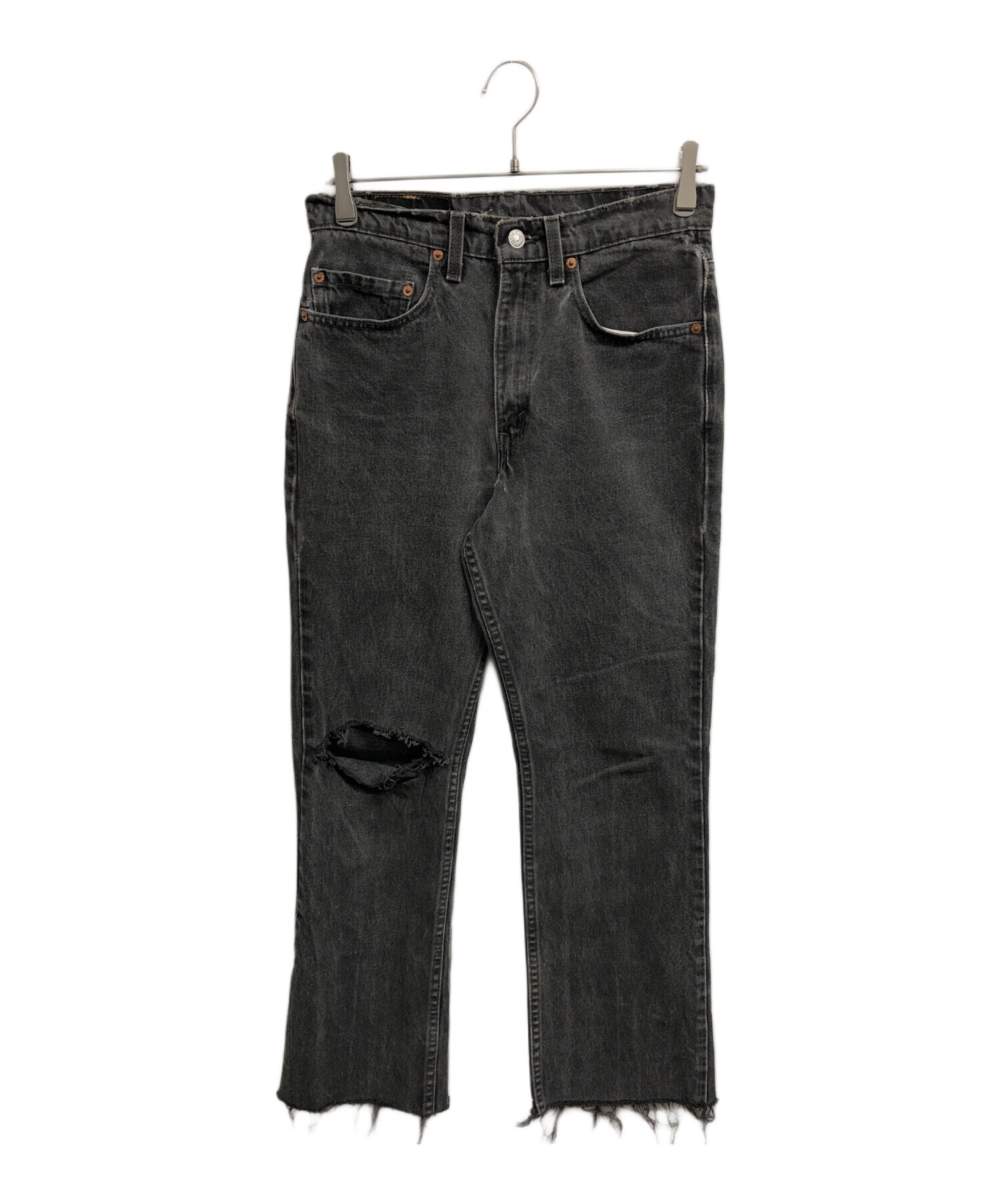 中古・古着通販】LEVI'S (リーバイス) 90's 517 先染めブラックデニム