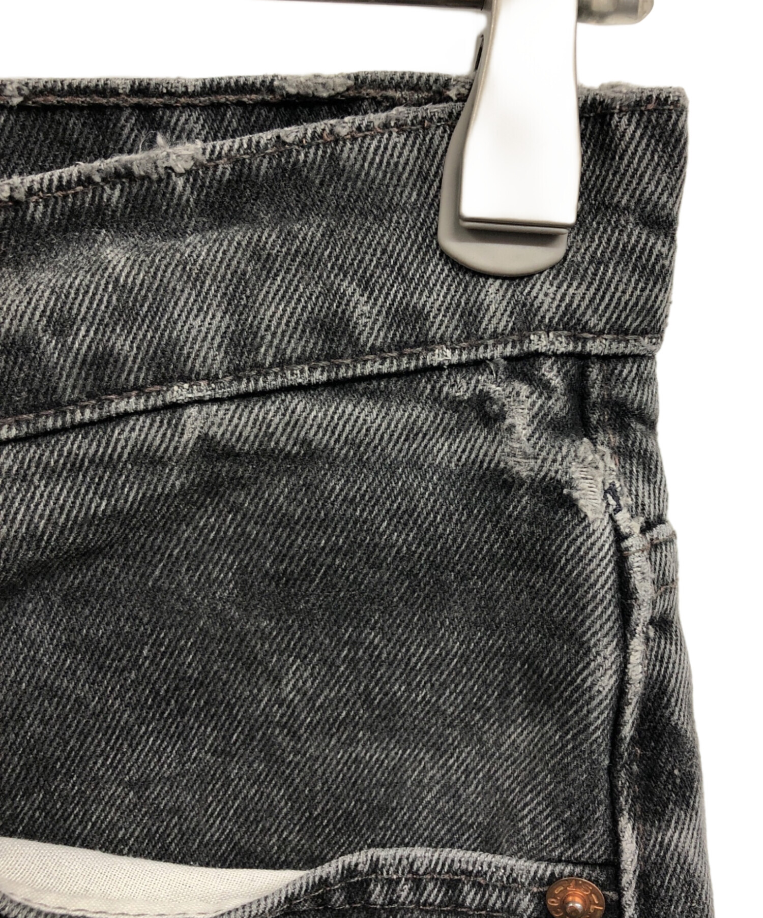 中古・古着通販】LEVI'S (リーバイス) 90's 517 先染めブラックデニム