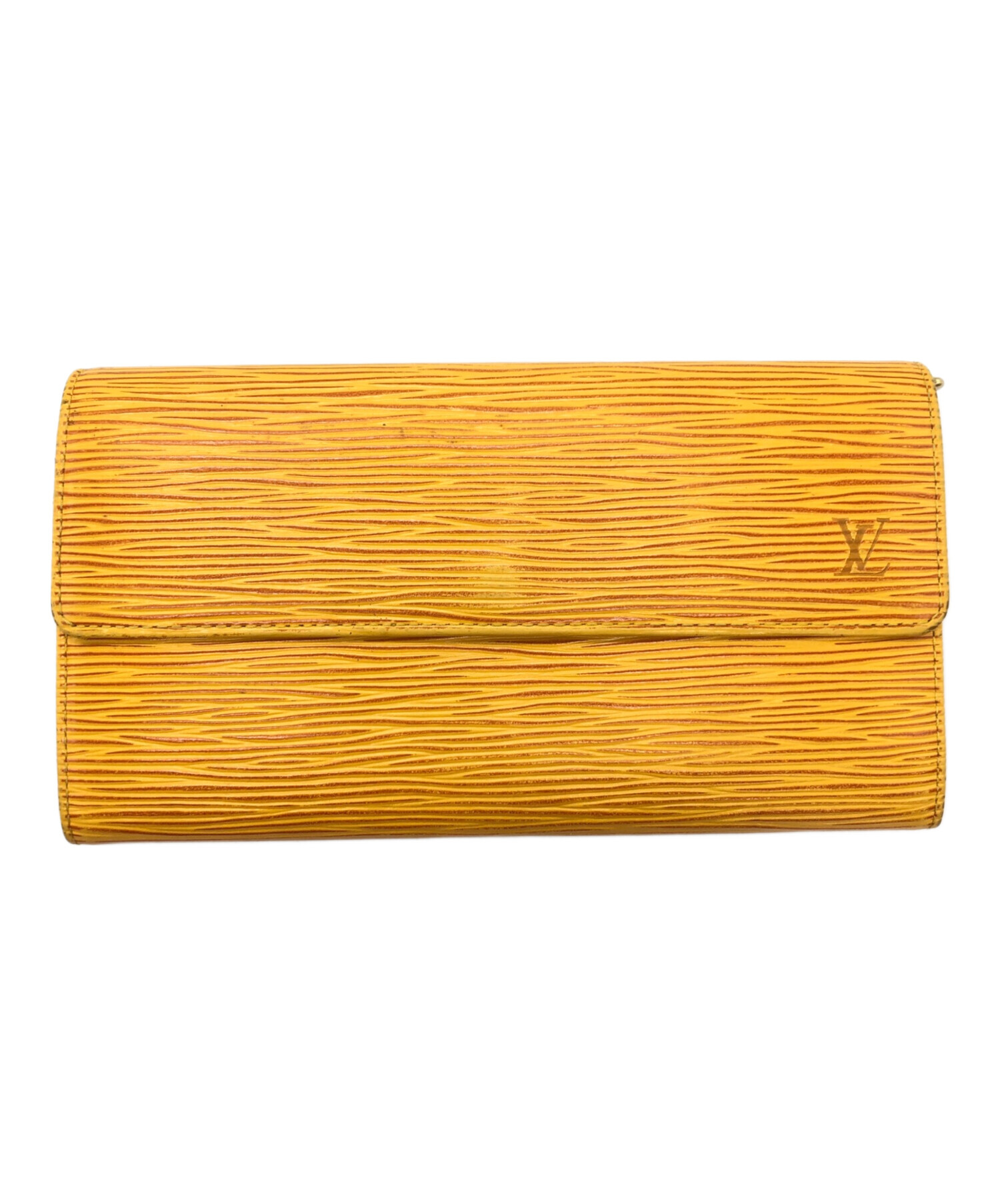 中古・古着通販】LOUIS VUITTON (ルイ ヴィトン) 長財布 イエロー