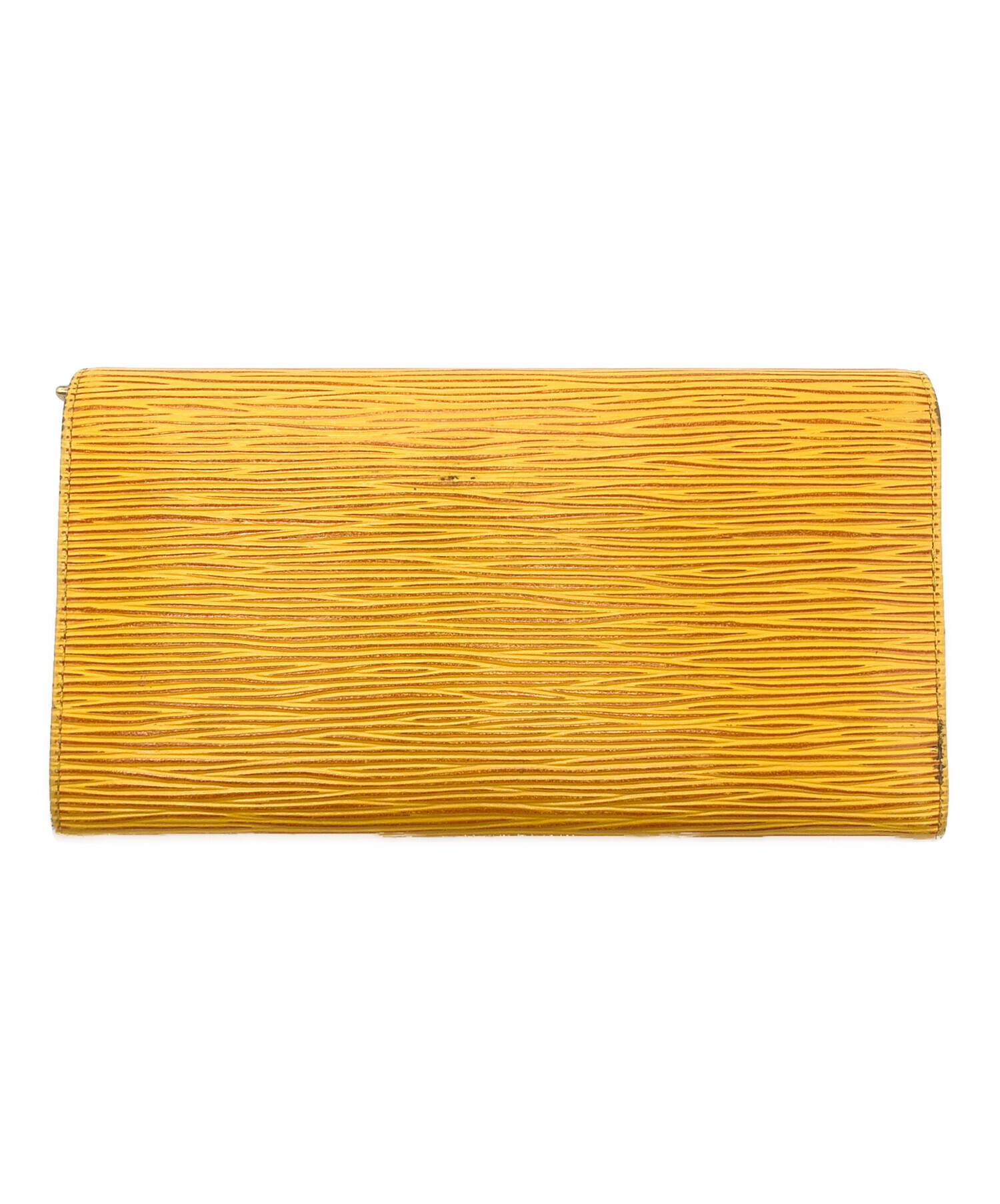 中古・古着通販】LOUIS VUITTON (ルイ ヴィトン) 長財布 イエロー