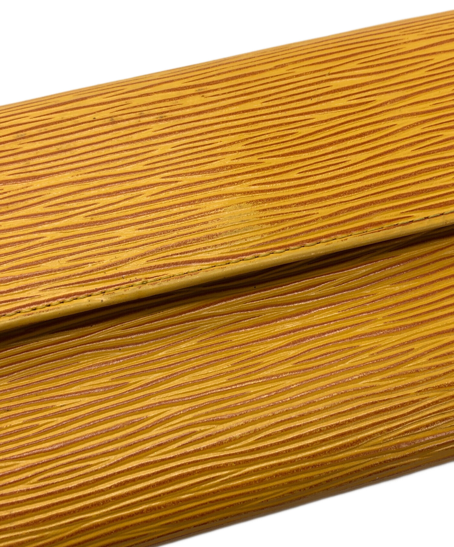 中古・古着通販】LOUIS VUITTON (ルイ ヴィトン) 長財布 イエロー
