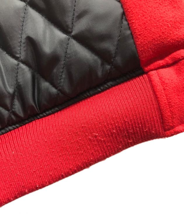 中古・古着通販】GALFY (ガルフィー) スタジャン レッド×ブラウン
