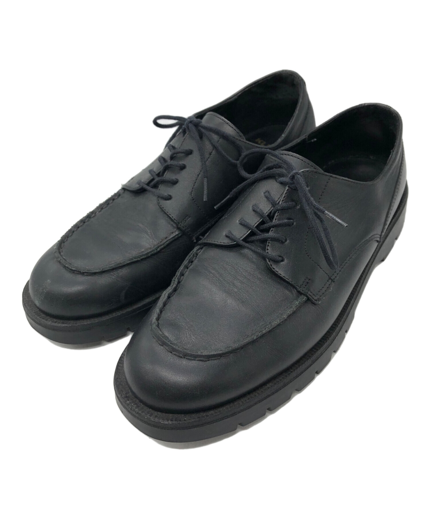 KLEMAN ブラック レースアップシューズ 中古・古着通販】KLEMAN (クレマン) レースアップシューズ ブラック