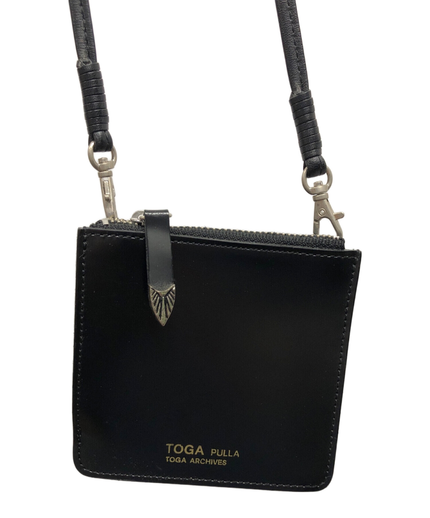 美品 TOGA PULLA トーガプルラ バックオープン ショートスリーブ プリントブラウス シャツ 36 ブラック レディース 古着 中古 USED 美品 TOGA PULLA トーガプルラ バックオープン ショートスリーブ