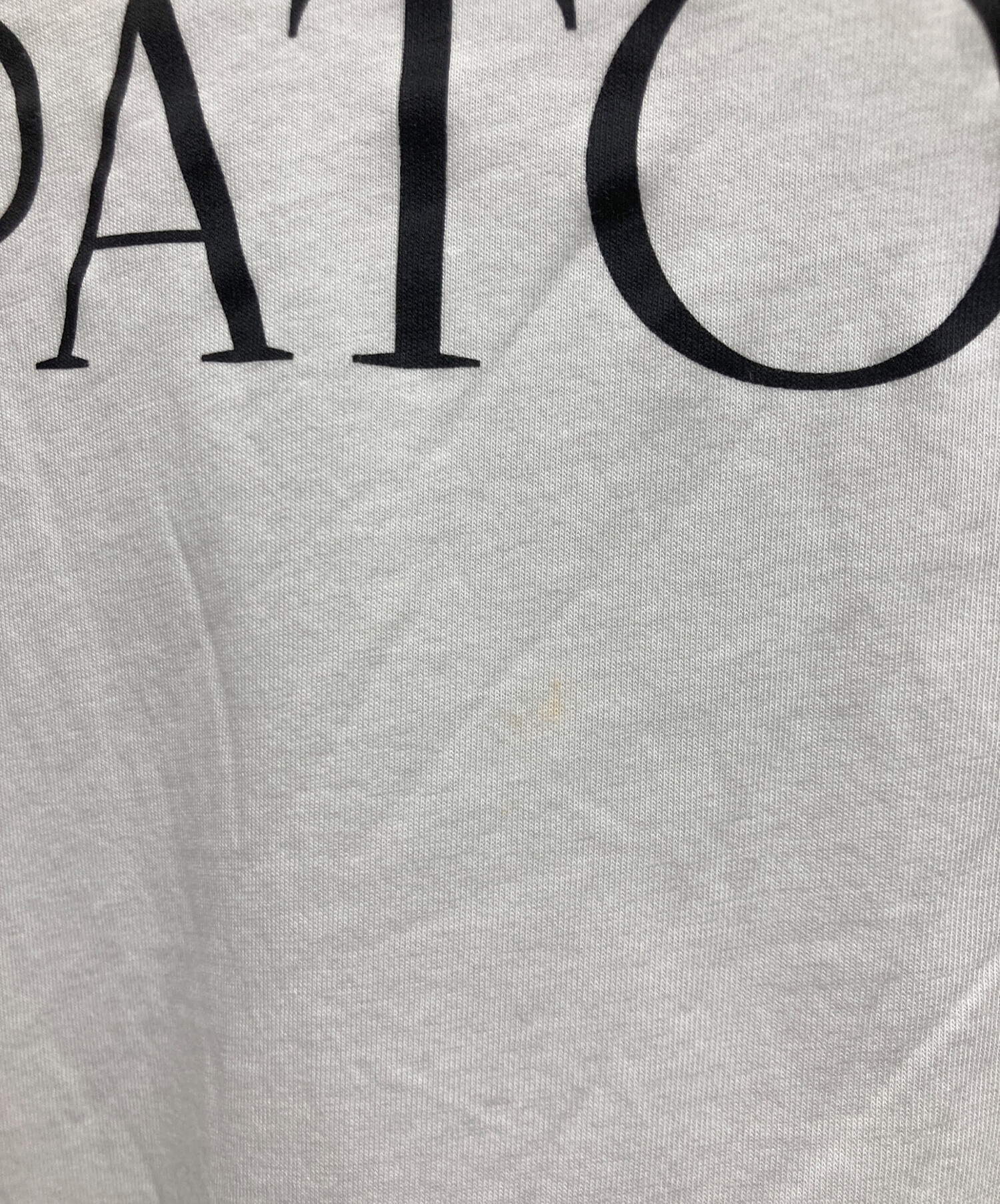 中古・古着通販】Patou (パトゥ) ロゴTシャツ ホワイト サイズ:M 