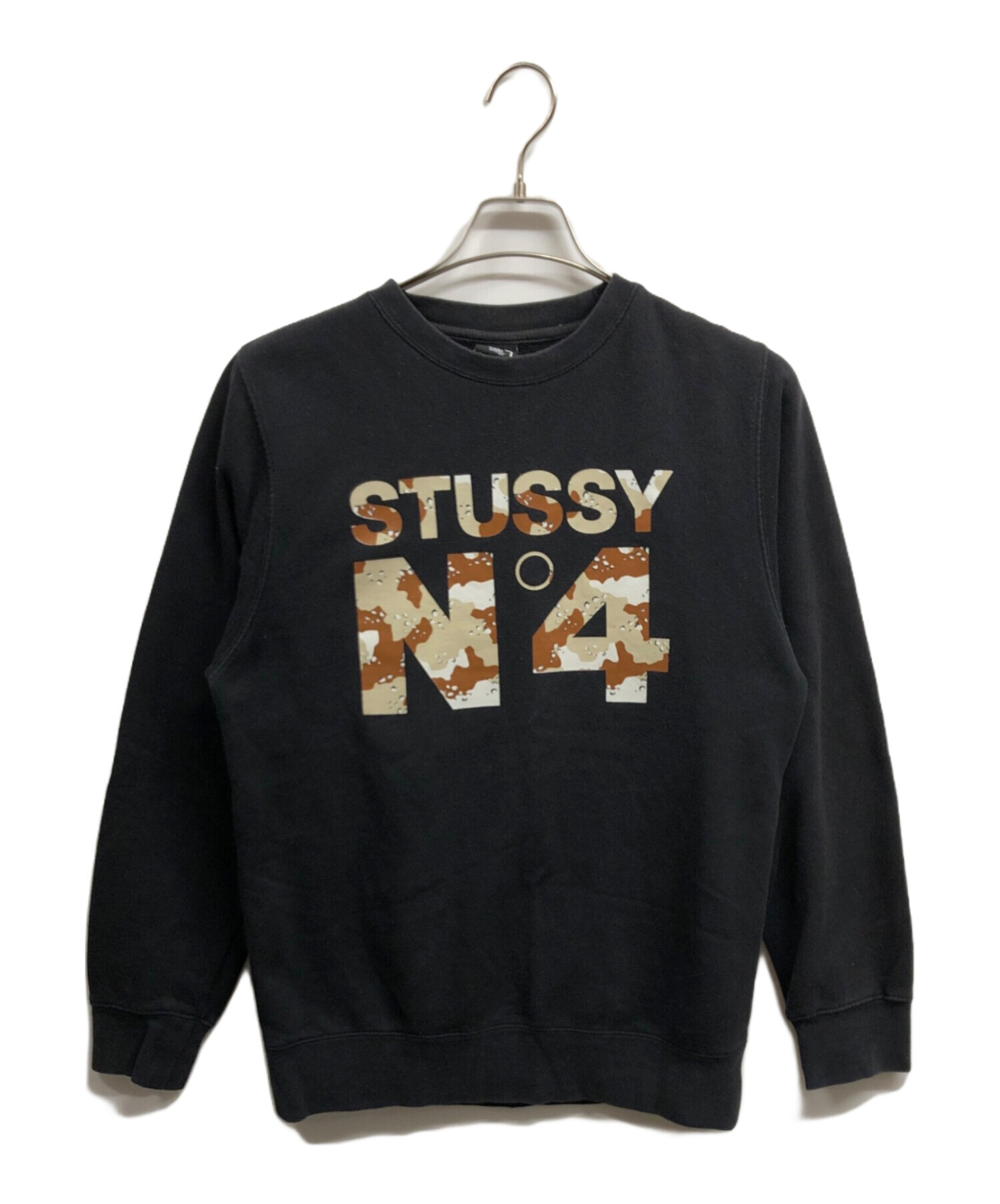 中古・古着通販】stussy (ステューシー) N4ロゴプリントスウェット