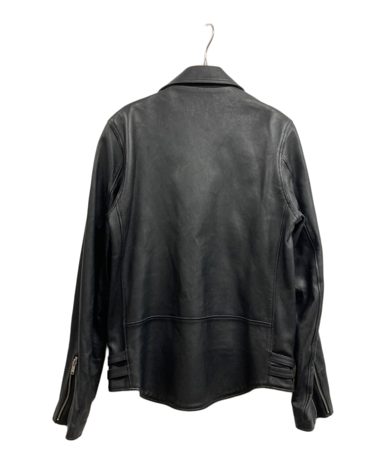 中古・古着通販】UNDERCOVER (アンダーカバー) レザーZIPウネリ ダブル