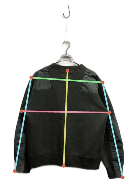 中古・古着通販】sacai (サカイ) Sponge Sweat Pullover グリーン