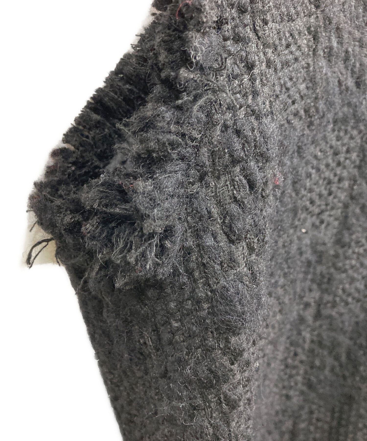 中古・古着通販】L'AUBE BLANC (ローブ ブラン) fringe tweed vest