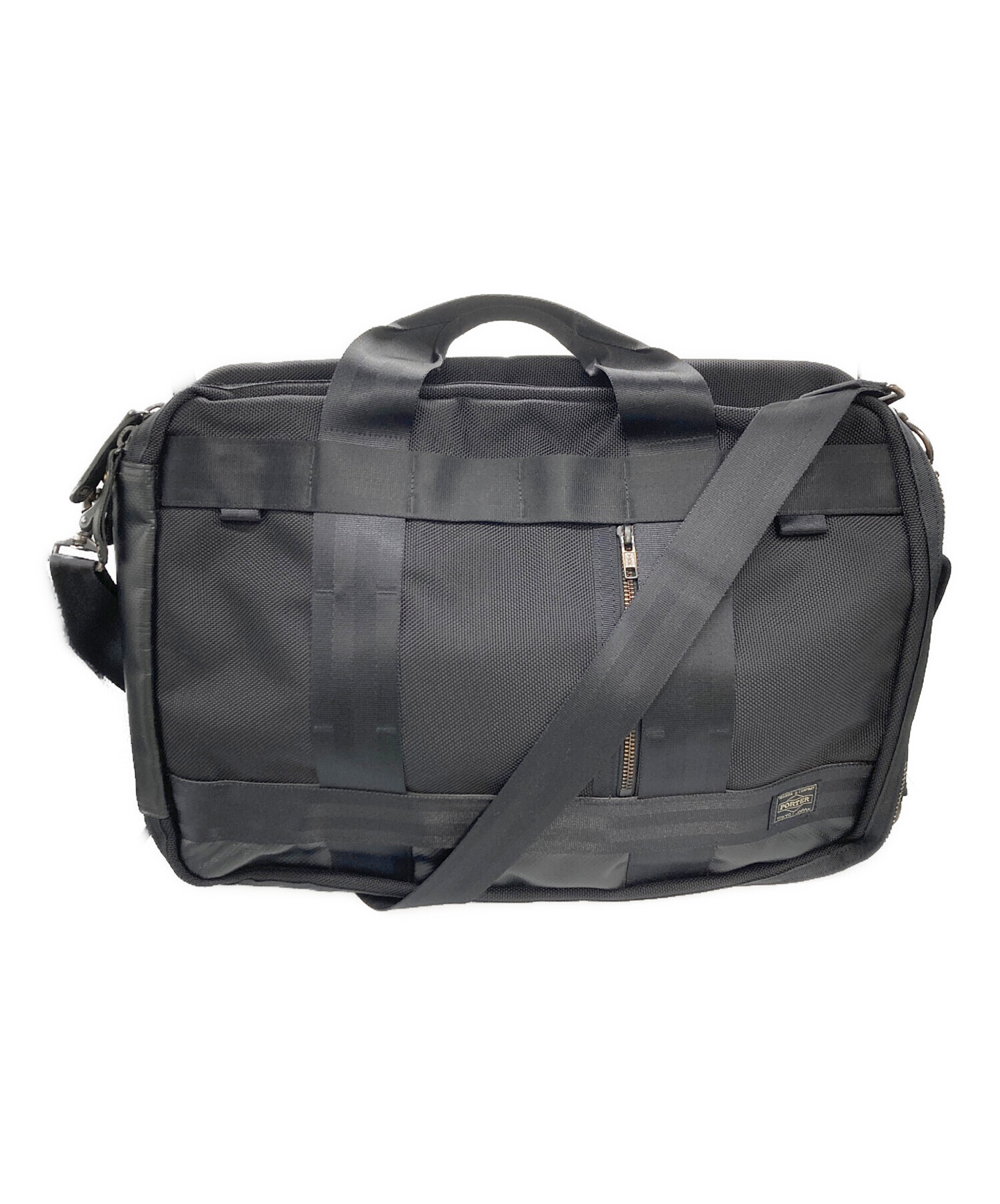 な*◎様 PORTER HEAT　3WAYブリーフケース 中古・古着通販】PORTER (ポーター) HEAT 3WAYブリーフケース ブラック