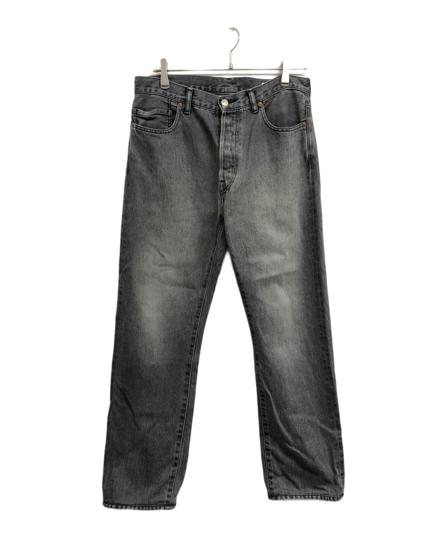 RON HERMAN DENIM ロンハーマン デニム ブラック 黒 中古・古着通販】Ron Herman (ロンハーマン) Used Straight Black