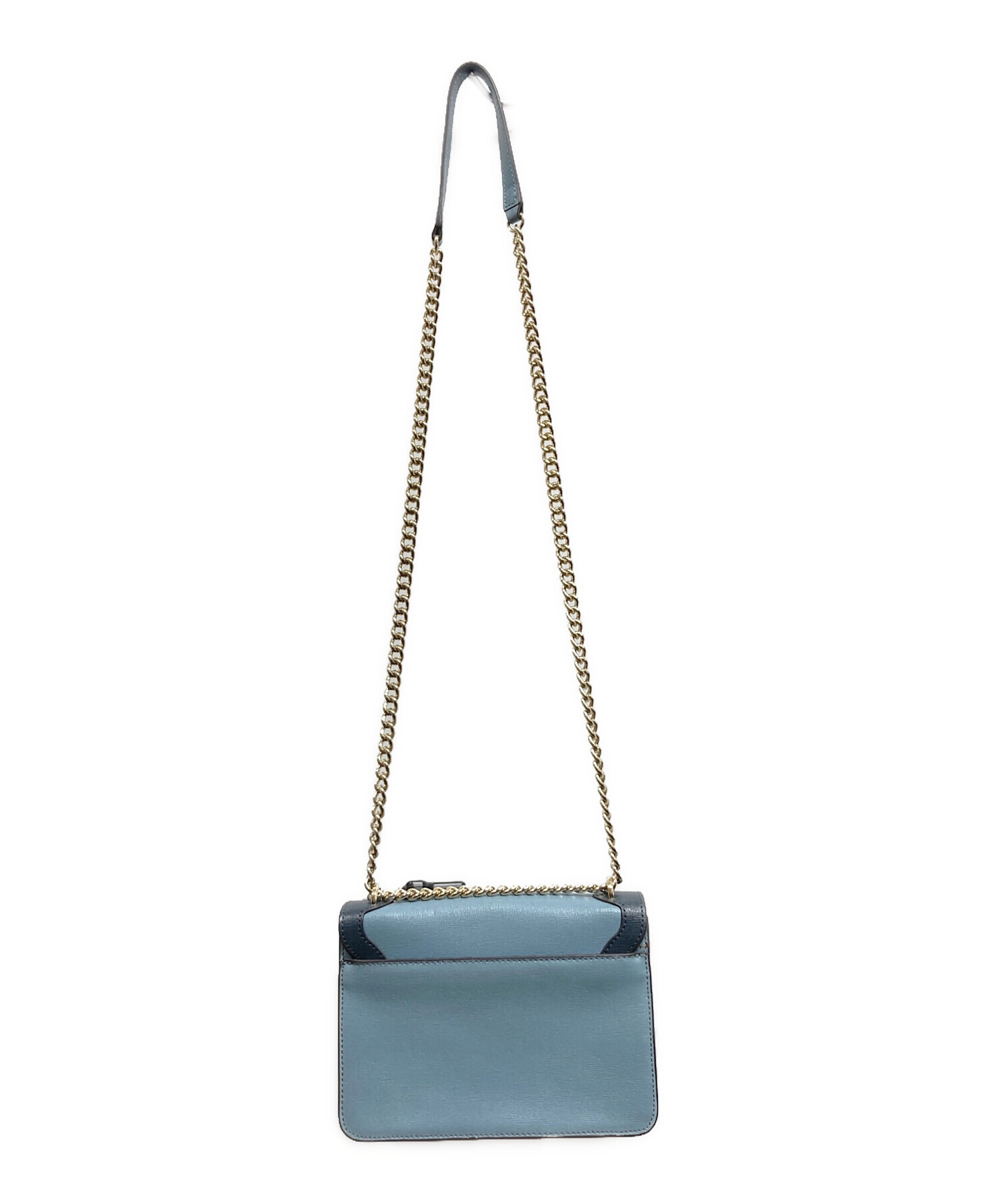 中古・古着通販】FURLA (フルラ) チェーンショルダーバッグ ブルー