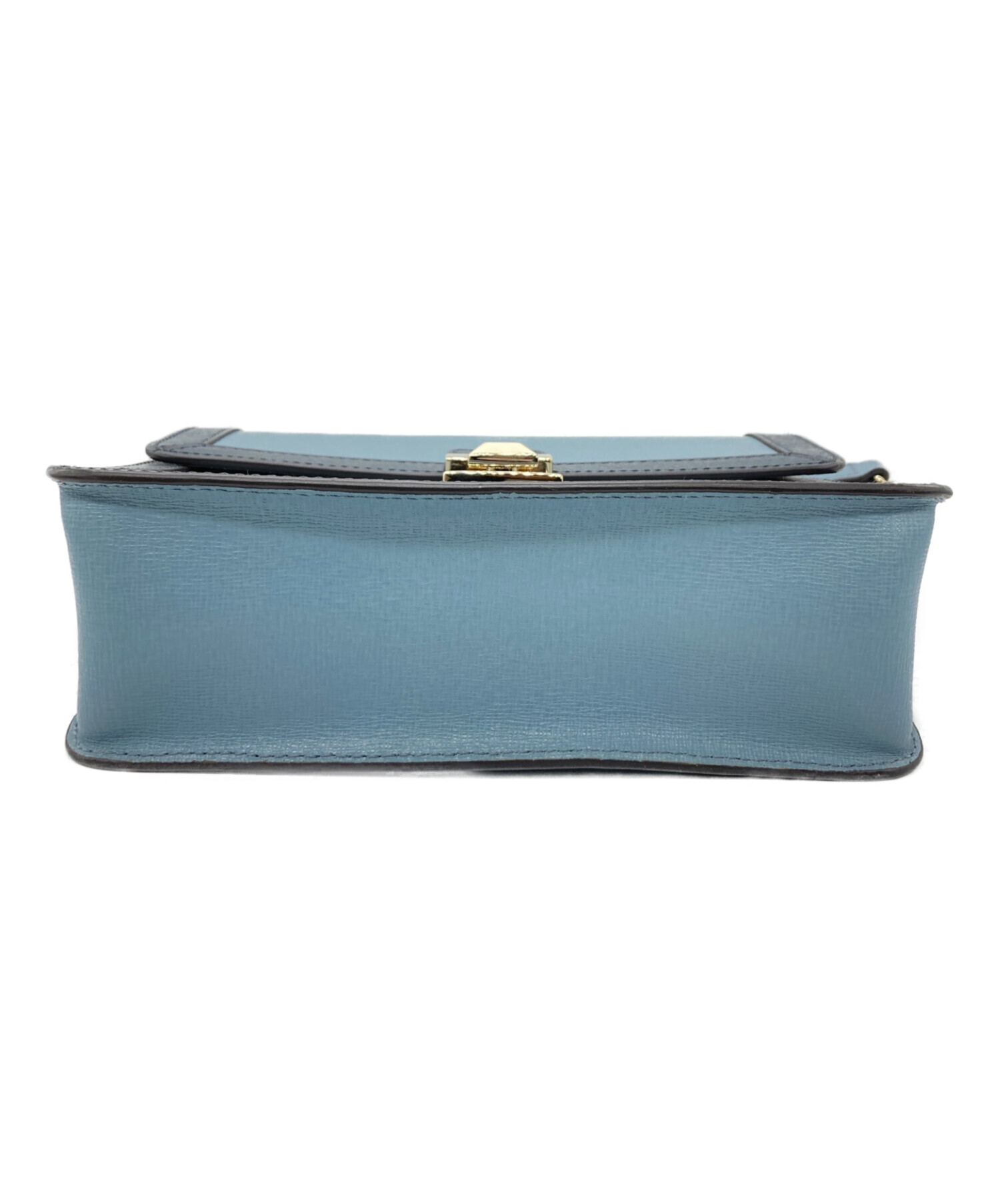 中古・古着通販】FURLA (フルラ) チェーンショルダーバッグ ブルー 