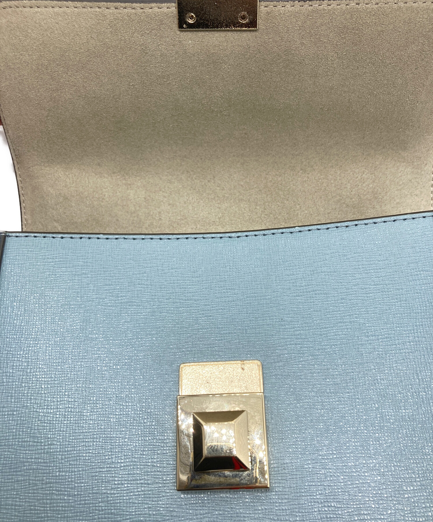 中古・古着通販】FURLA (フルラ) チェーンショルダーバッグ ブルー