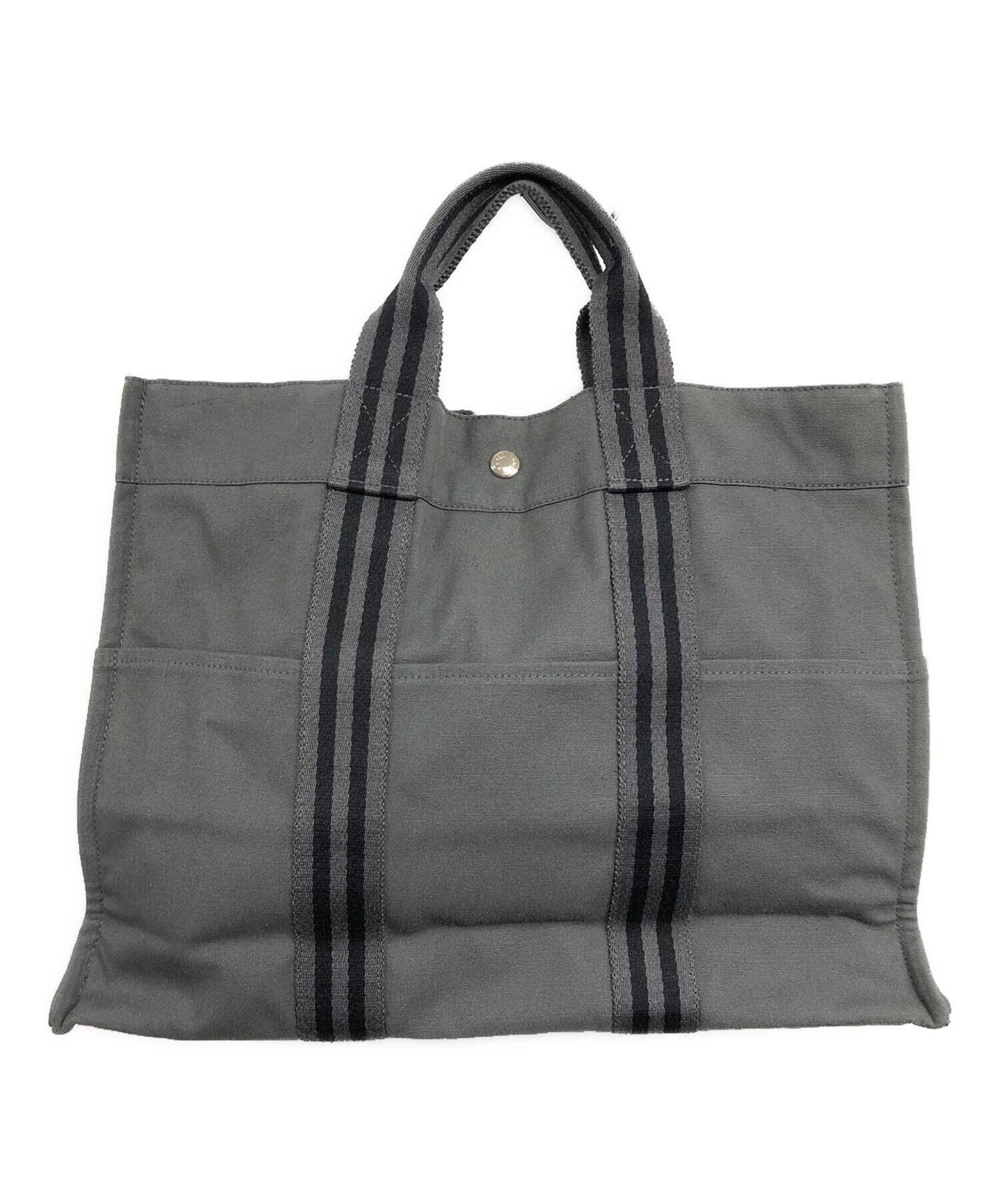 中古・古着通販】HERMES (エルメス) フールトゥMMトートバッグ グレー