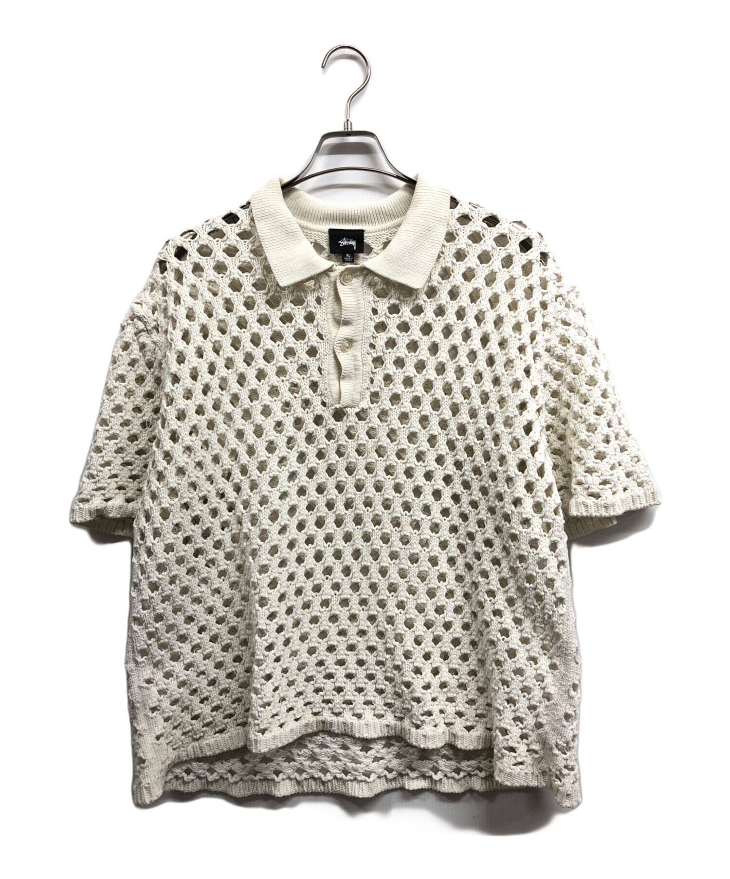 中古・古着通販】stussy (ステューシー) Big Mesh Polo Sweater