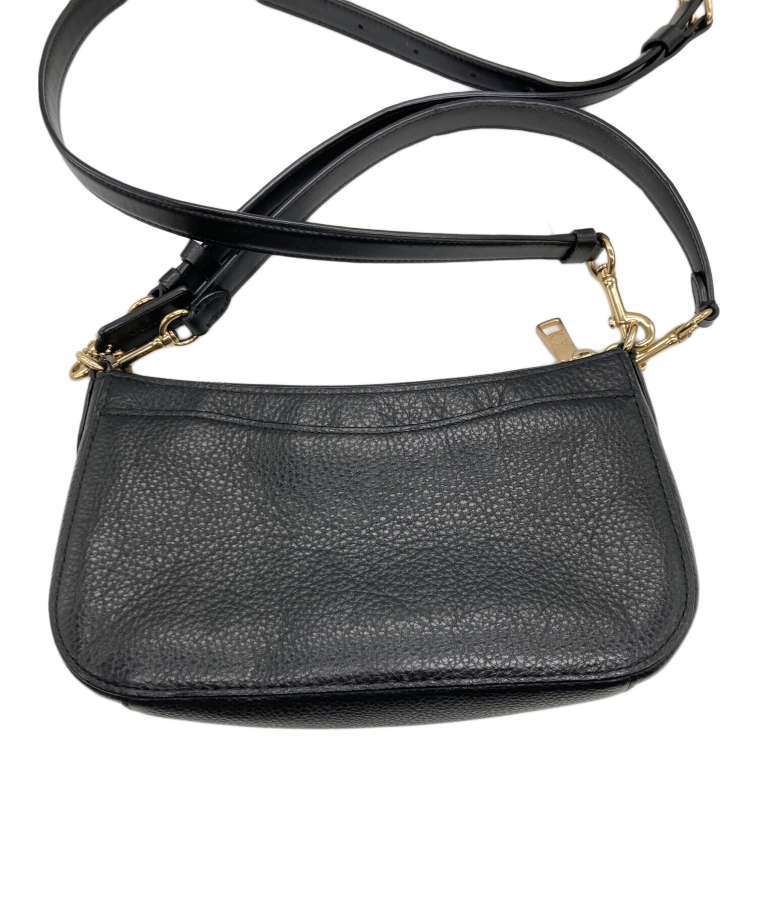 COACH ショルダーバッグ レザー 2way 中古・古着通販】COACH (コーチ) 2WAYレザーショルダーバッグ