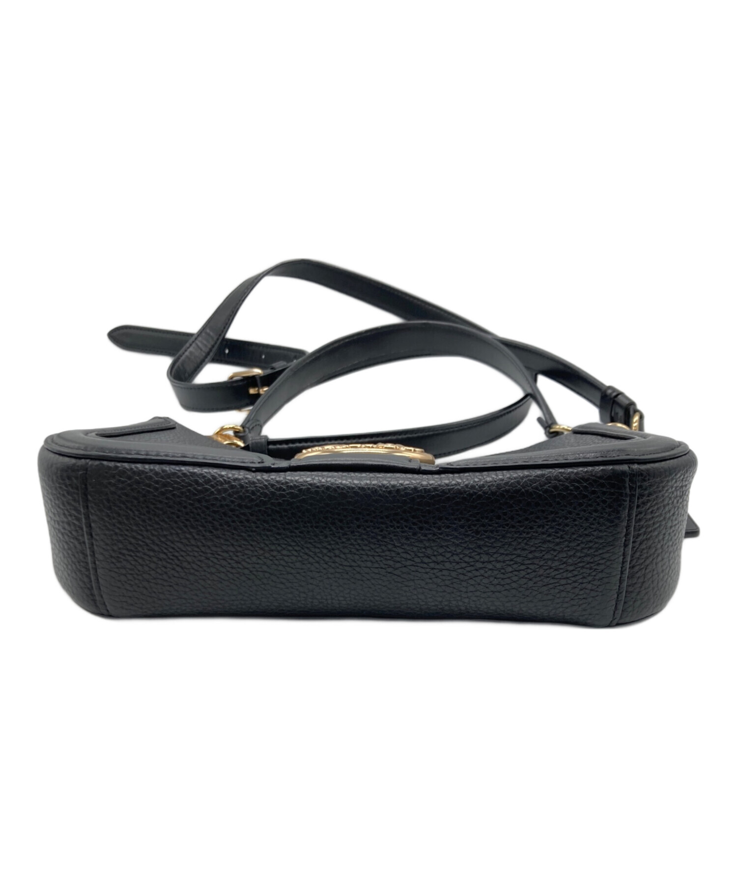 超熱 coach☆ギャザーレザー2wayショルダーバッグ 未使用 レザー 