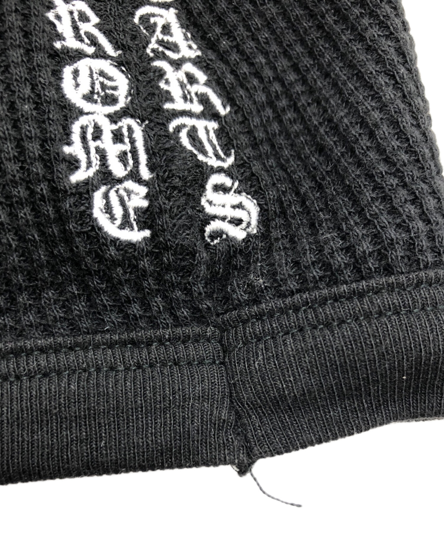 Chrome Hearts クロムハーツ CH刺繍 ビーニー ニット帽 ブラック