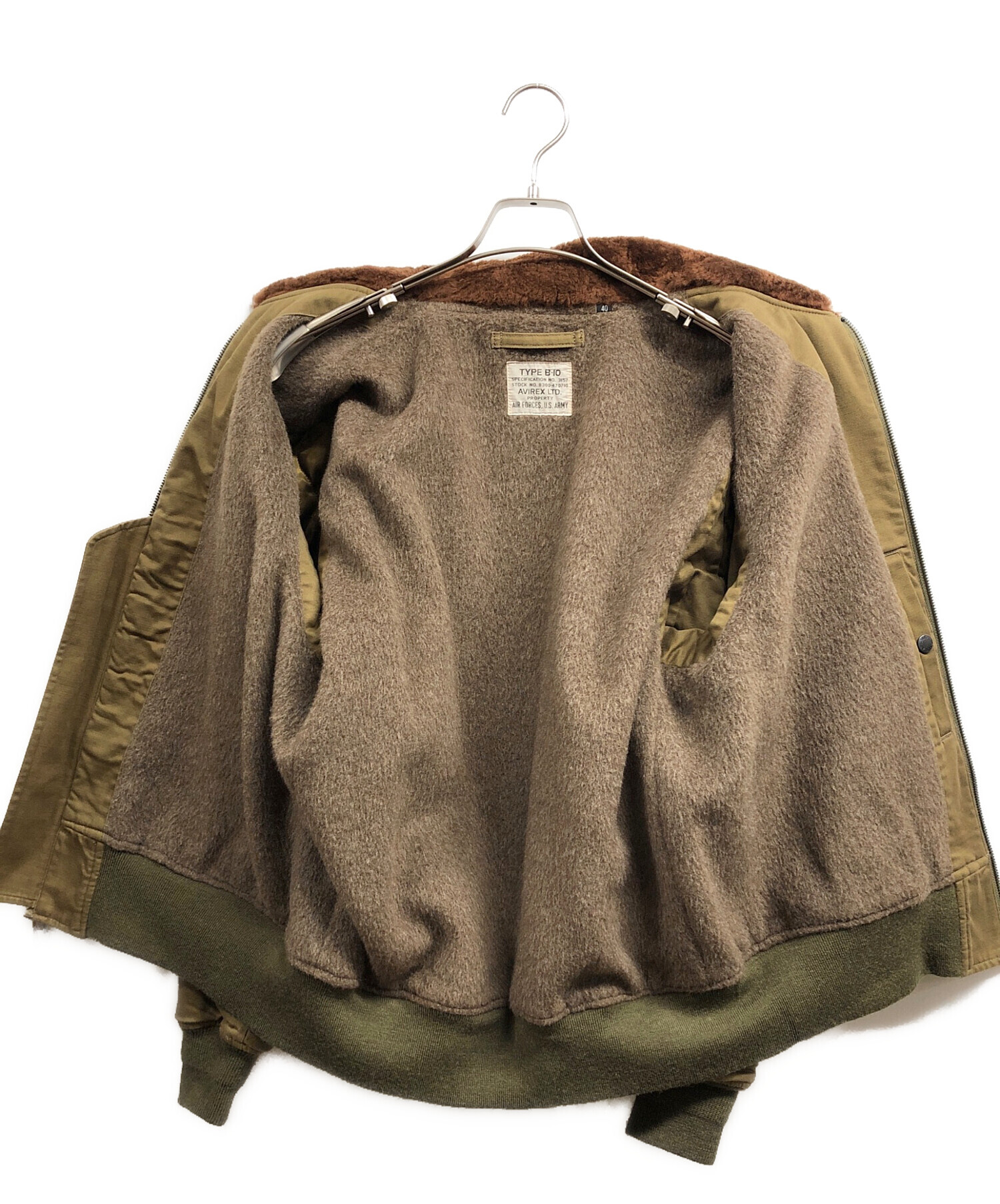 中古・古着通販】AVIREX (アヴィレックス) TYPE B-10 BRIEFING TIME 
