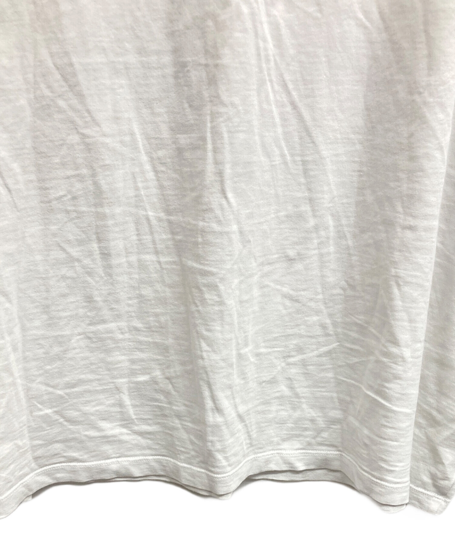 中古・古着通販】LOEWE (ロエベ) アナグラム刺繍Tシャツ ホワイト 