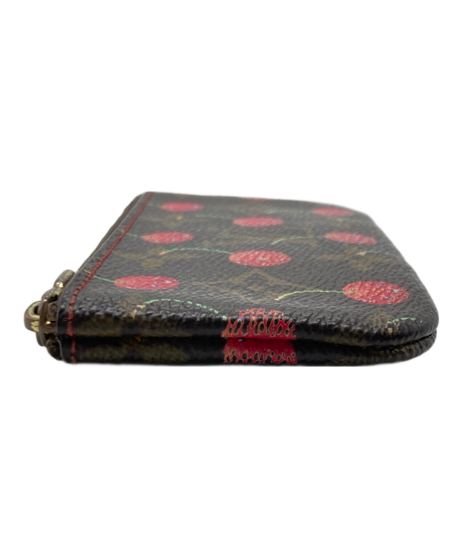 【中古】LOUIS VUITTON ポシェット・クレ　M63807 赤 ルイヴィトン[91][240091404403] 中古・古着通販】LOUIS VUITTON (ルイ ヴィトン) ポシェットクレ