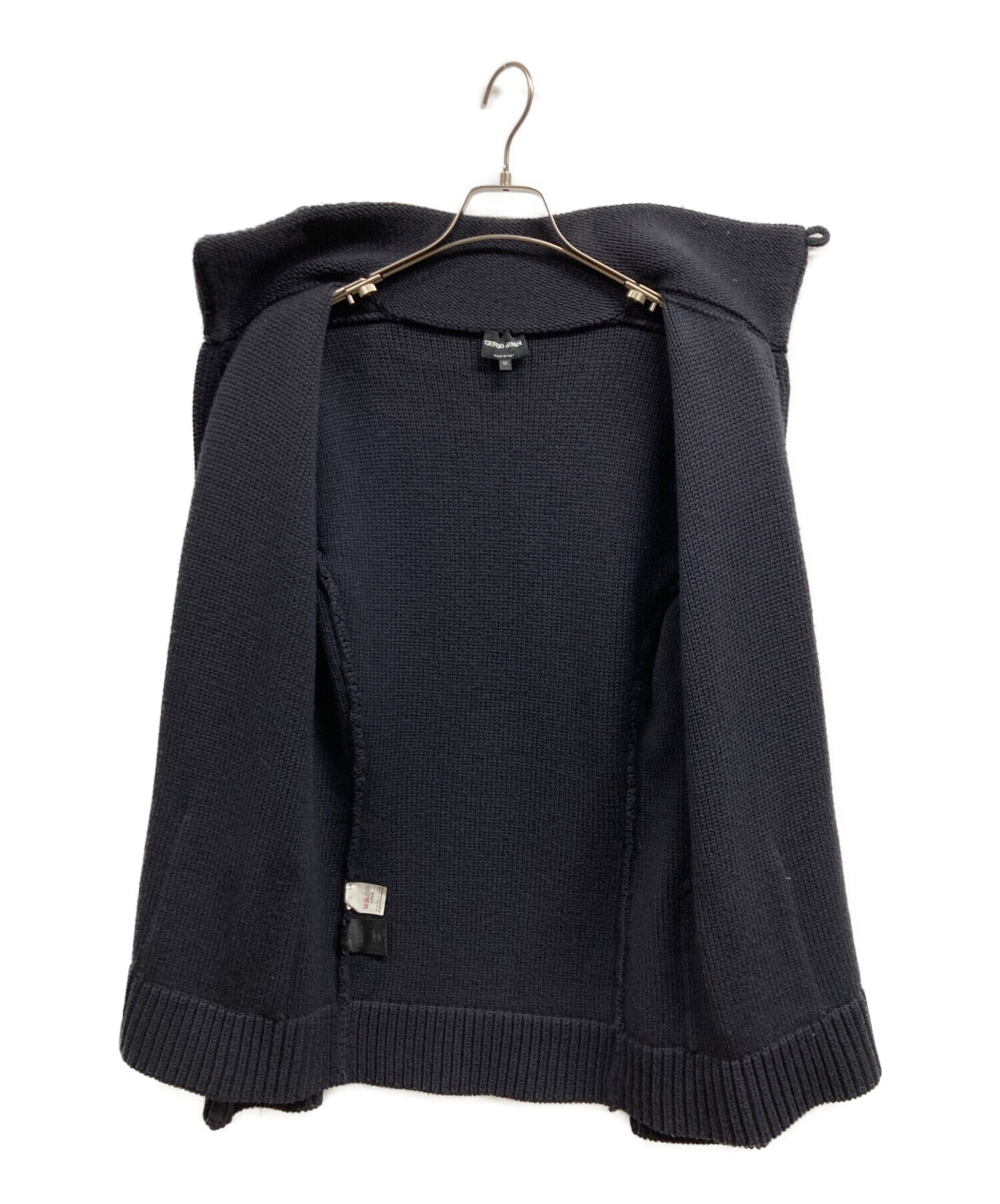 ジョルジオアルマーニ 黒タグ ウール モヘア カーディガン ニットジャケット 中古・古着通販】GIORGIO ARMANI (ジョルジオアルマーニ) ウールニット