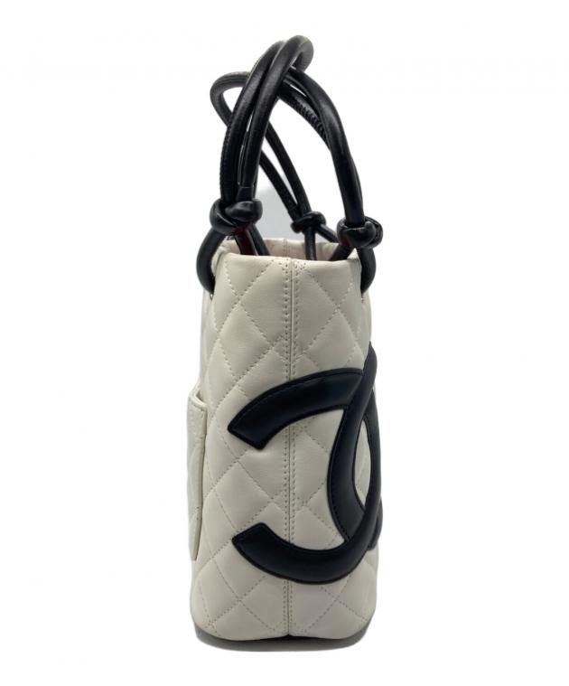 中古・古着通販】CHANEL (シャネル) カンボンラインハンドバッグ