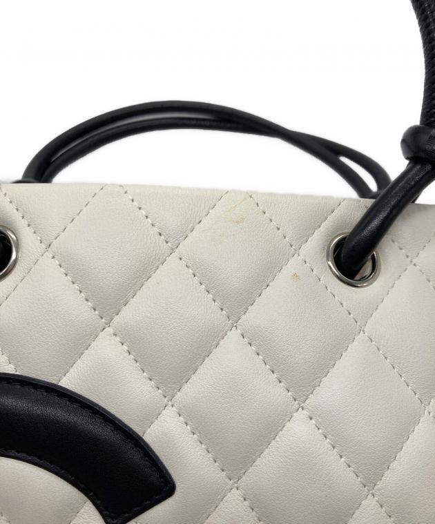 中古・古着通販】CHANEL (シャネル) カンボンラインハンドバッグ